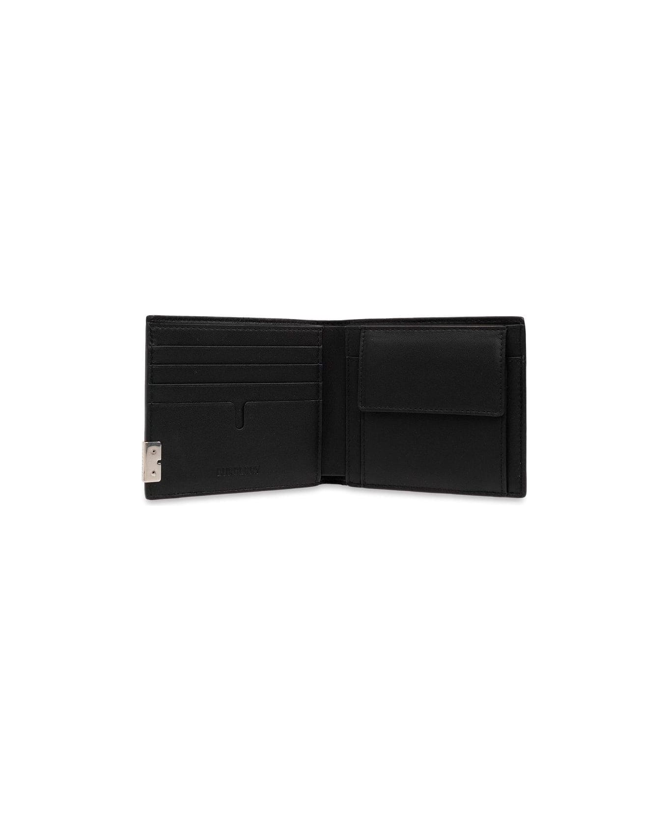 Burberry B-cut Bi-fold Wallet - Black