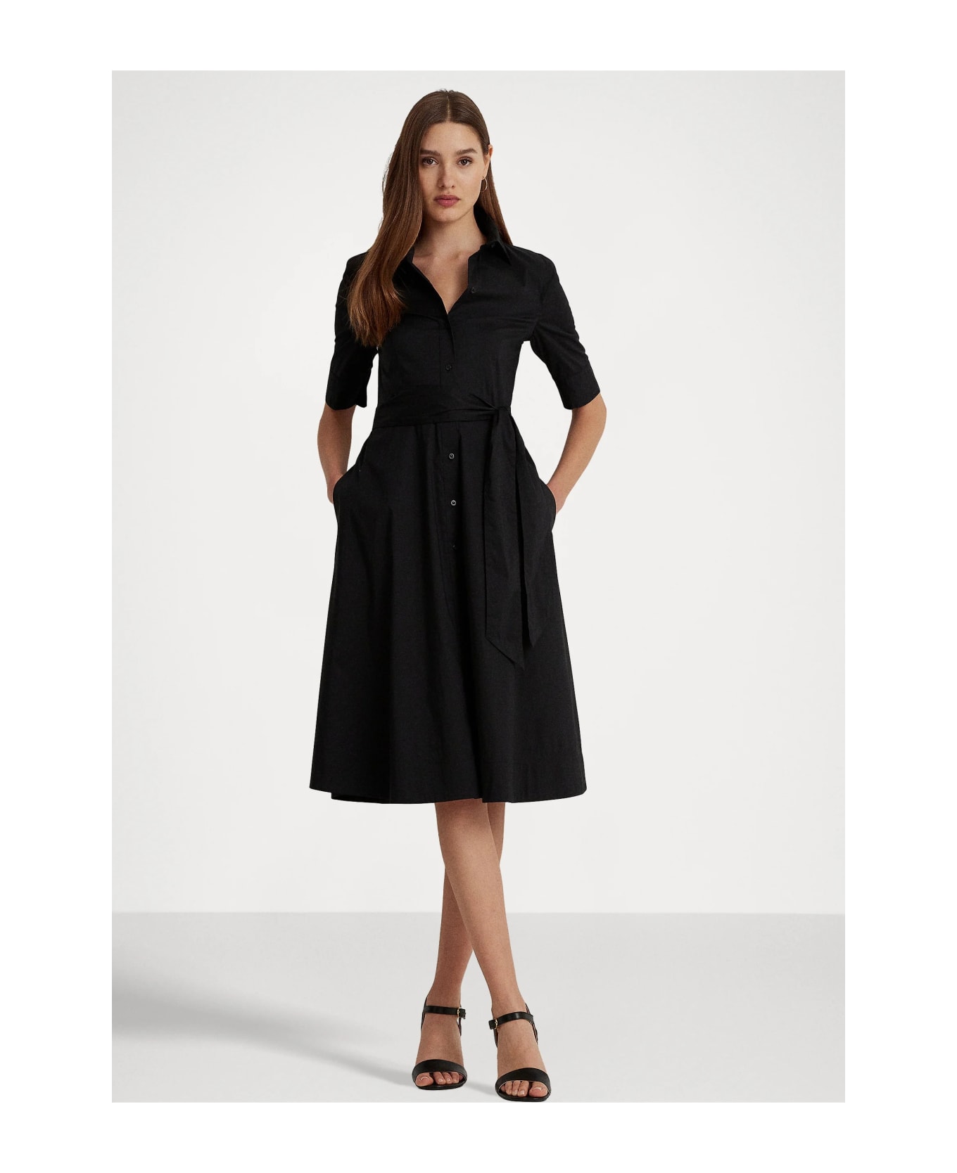Polo Ralph Lauren Finnbarr Short Sleeve Casual Dress - Black