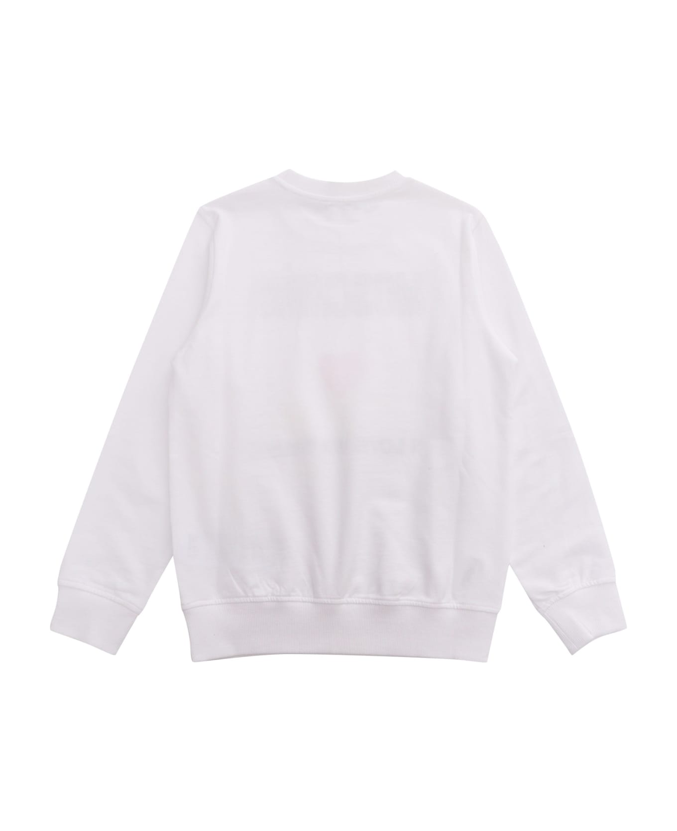 Moschino White Sweatshirt - WHITE ニットウェア＆スウェットシャツ