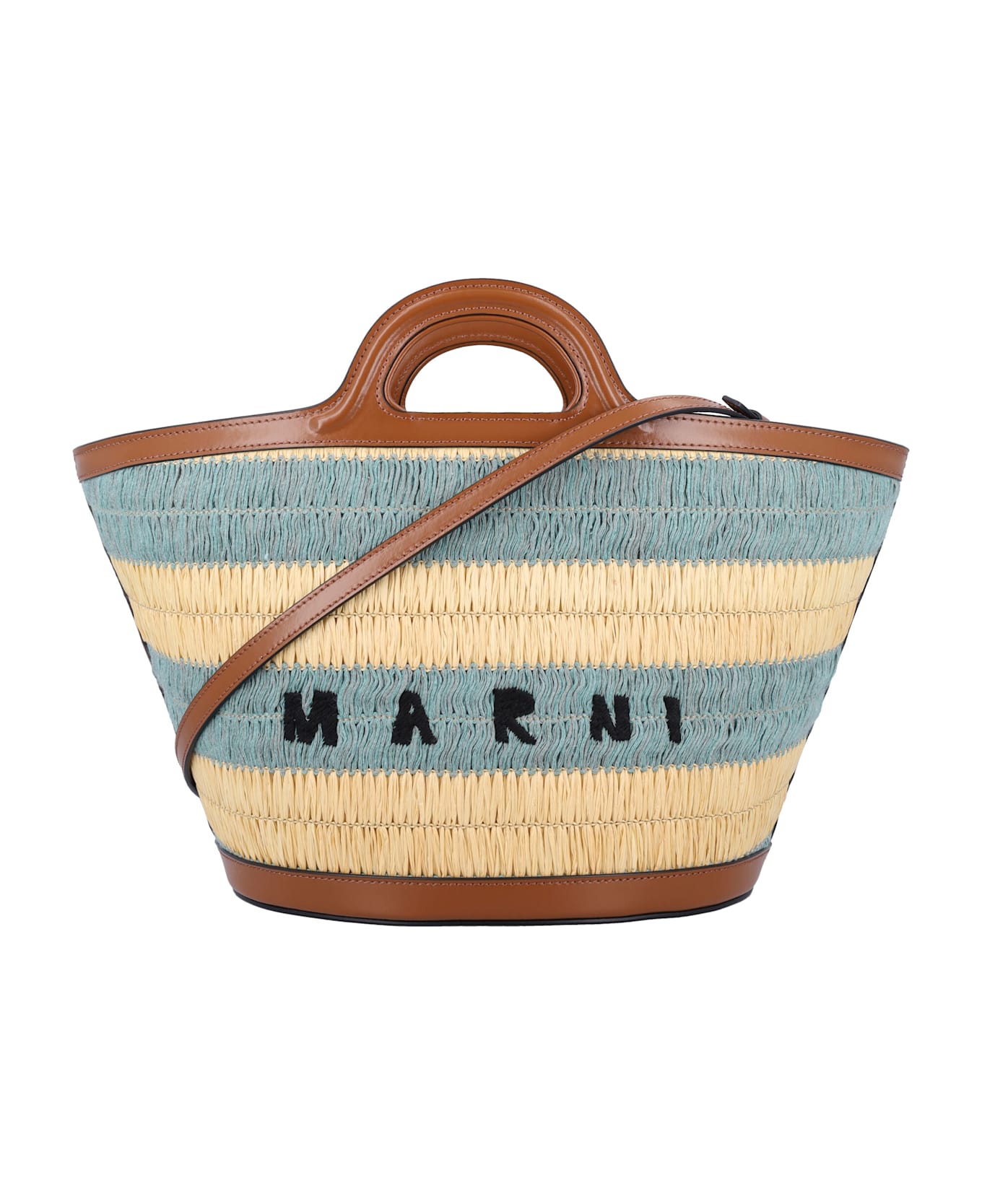 Marni Tropicalia Small Stripes - GOLD SAND + PALE MINT