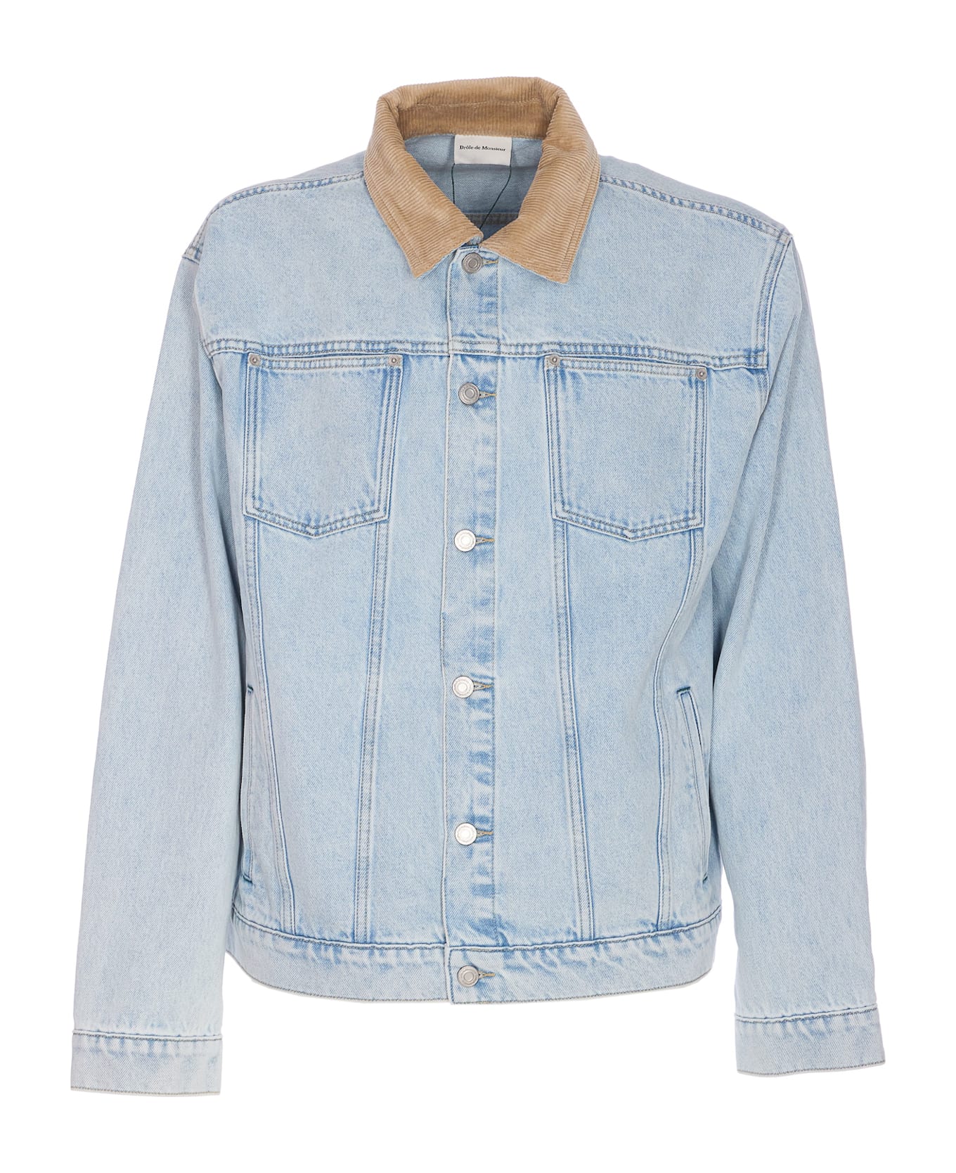 Drôle de Monsieur Jean Delavee Denim Jacket - Blue
