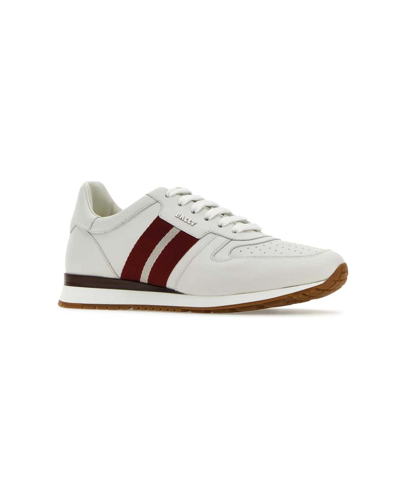 Bally Chalk Leather Astel Sneakers - F517
