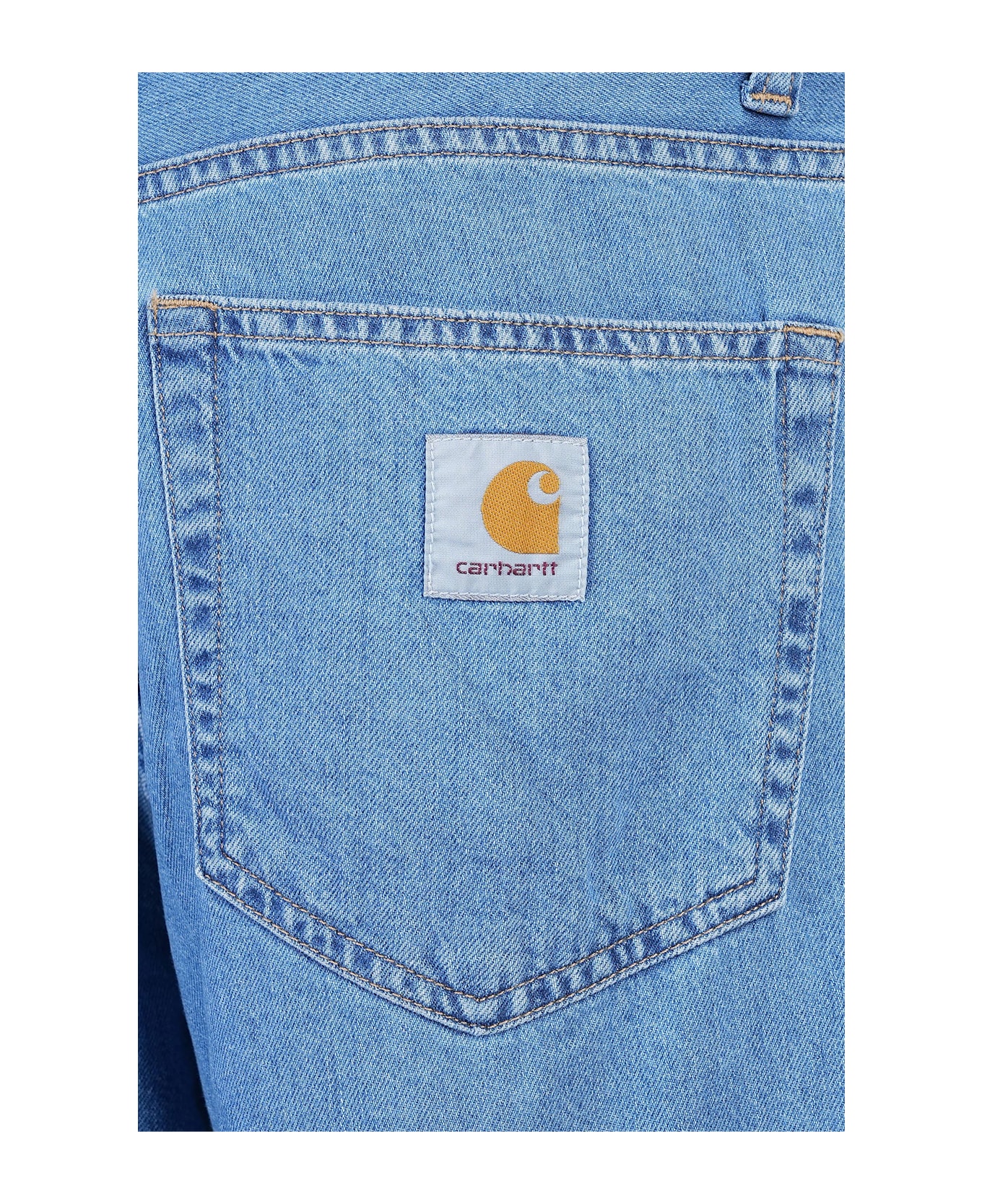 Carhartt Lucas Jeans In Cyan Denim - cyan