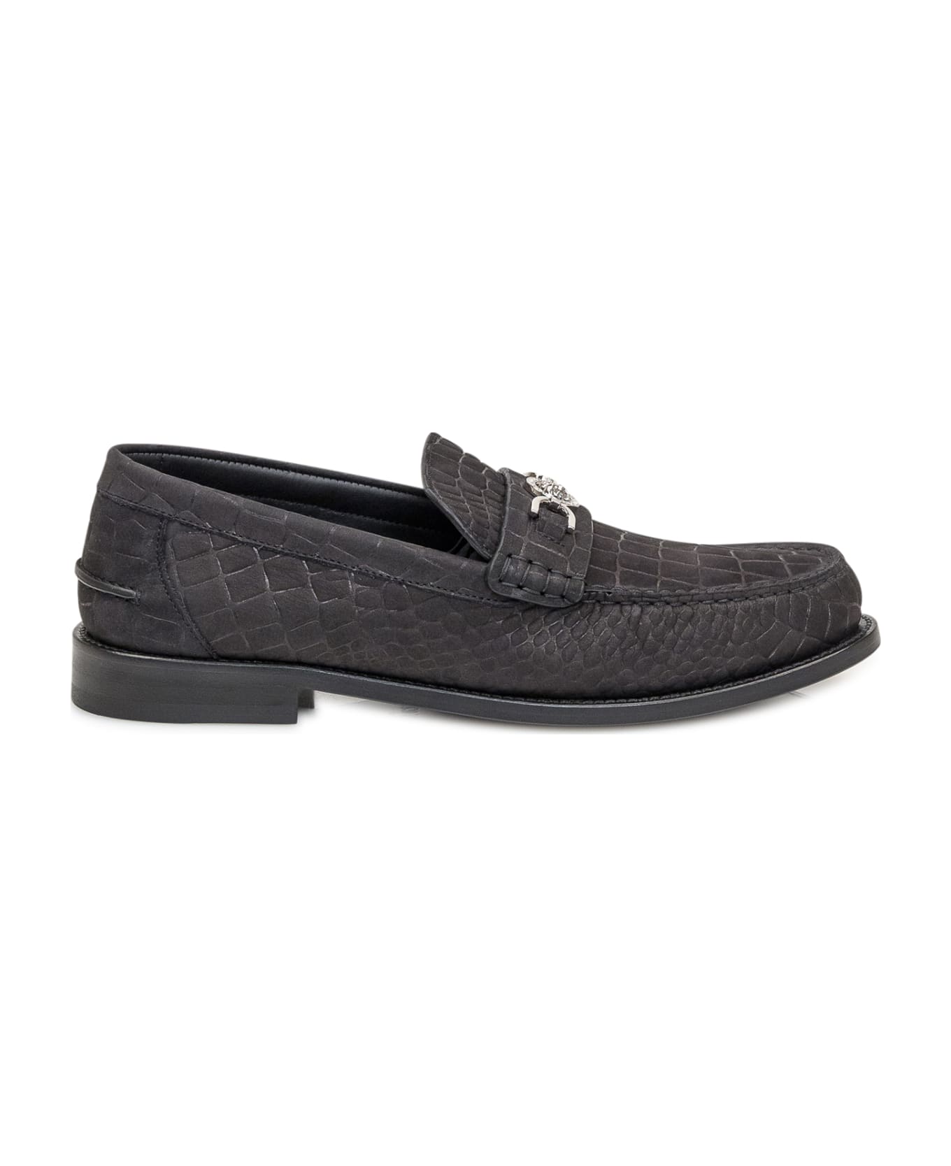 Versace Medusa '95 Loafers - BLACK-PALLADIUM