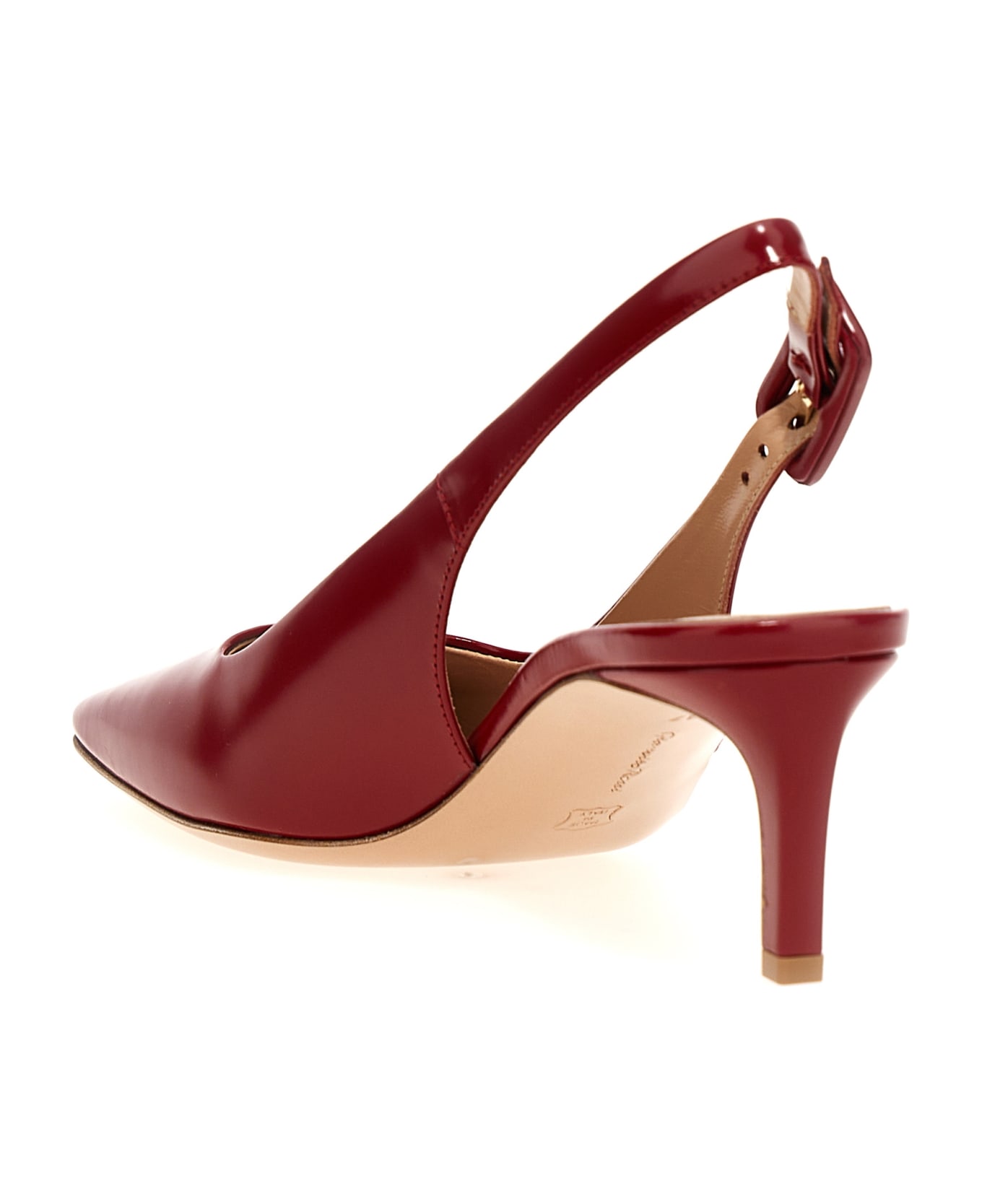 Gianvito Rossi 'ric' Slingbacks - Red