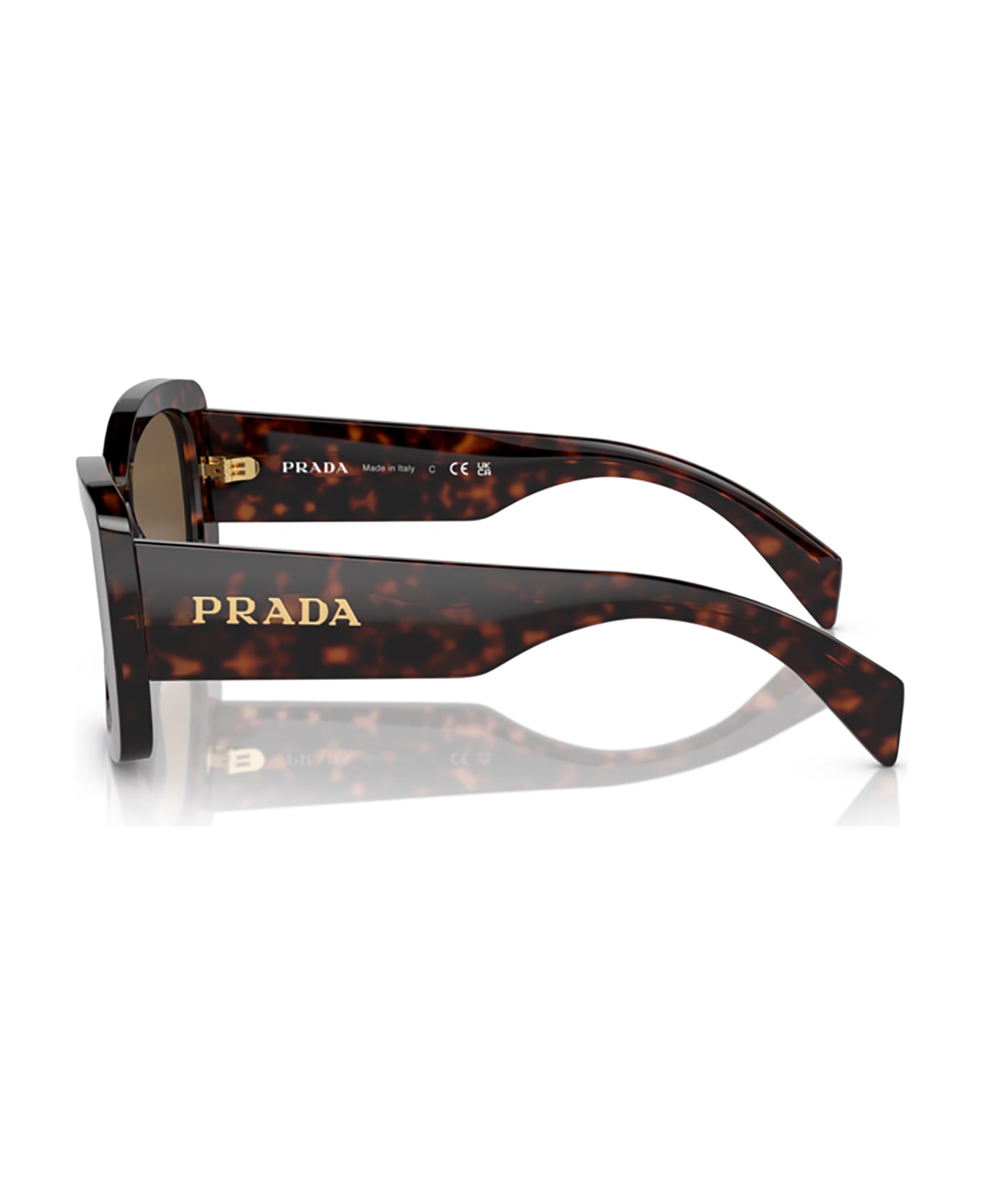 Prada Eyewear Pr A08s Briar Tortoise Sunglasses - Briar Tortoise