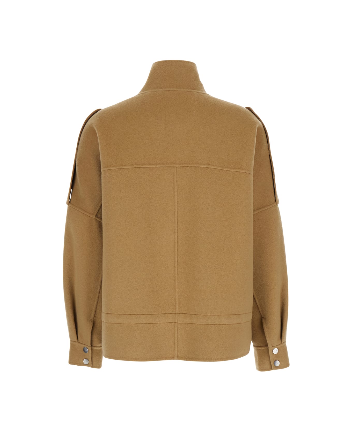 Pinko Wool Blend Jacket - Beige