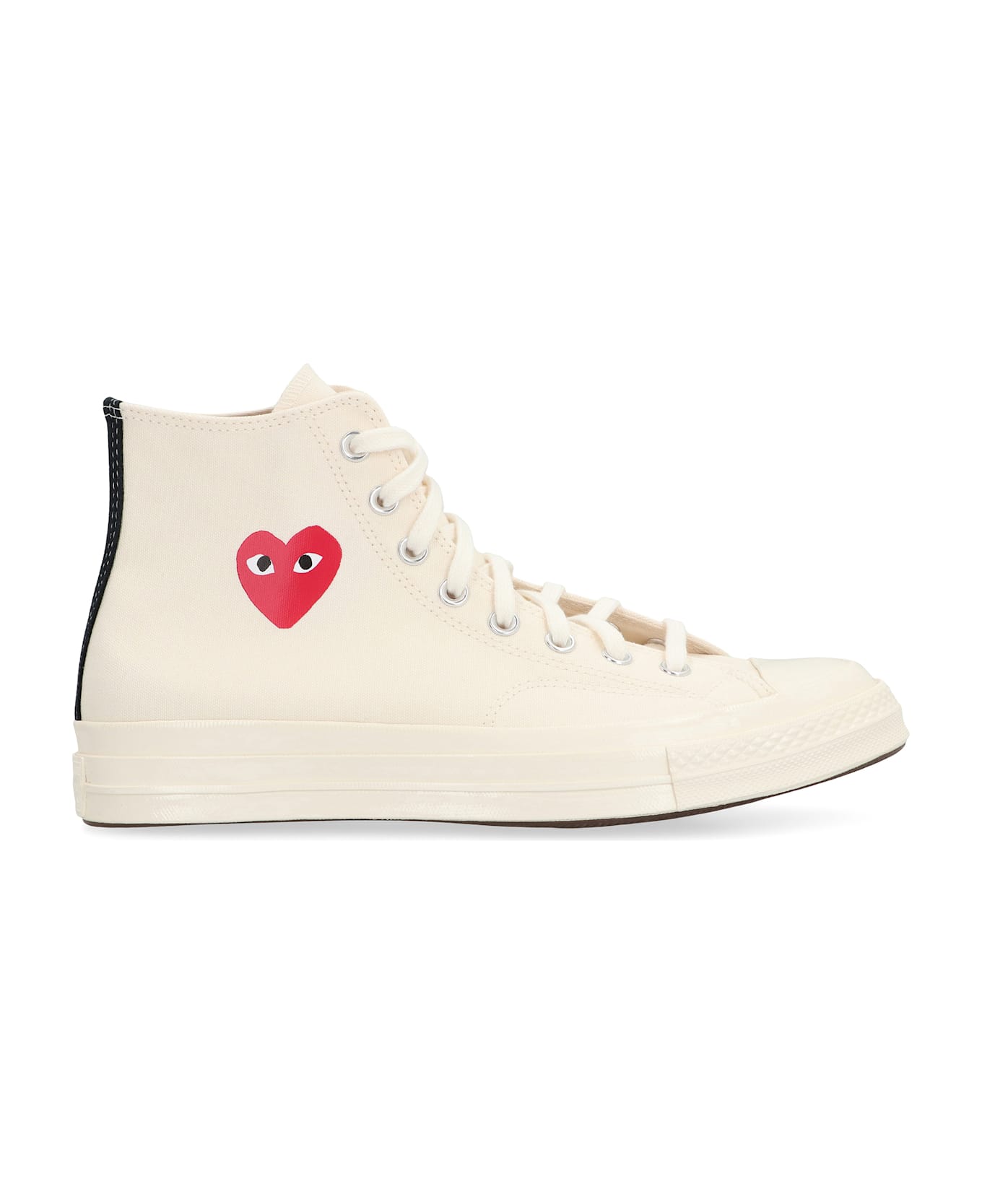 Comme des Garçons Play Converse X Comme Des Garçons Play - Chuck 70 High-top Sneakers - panna