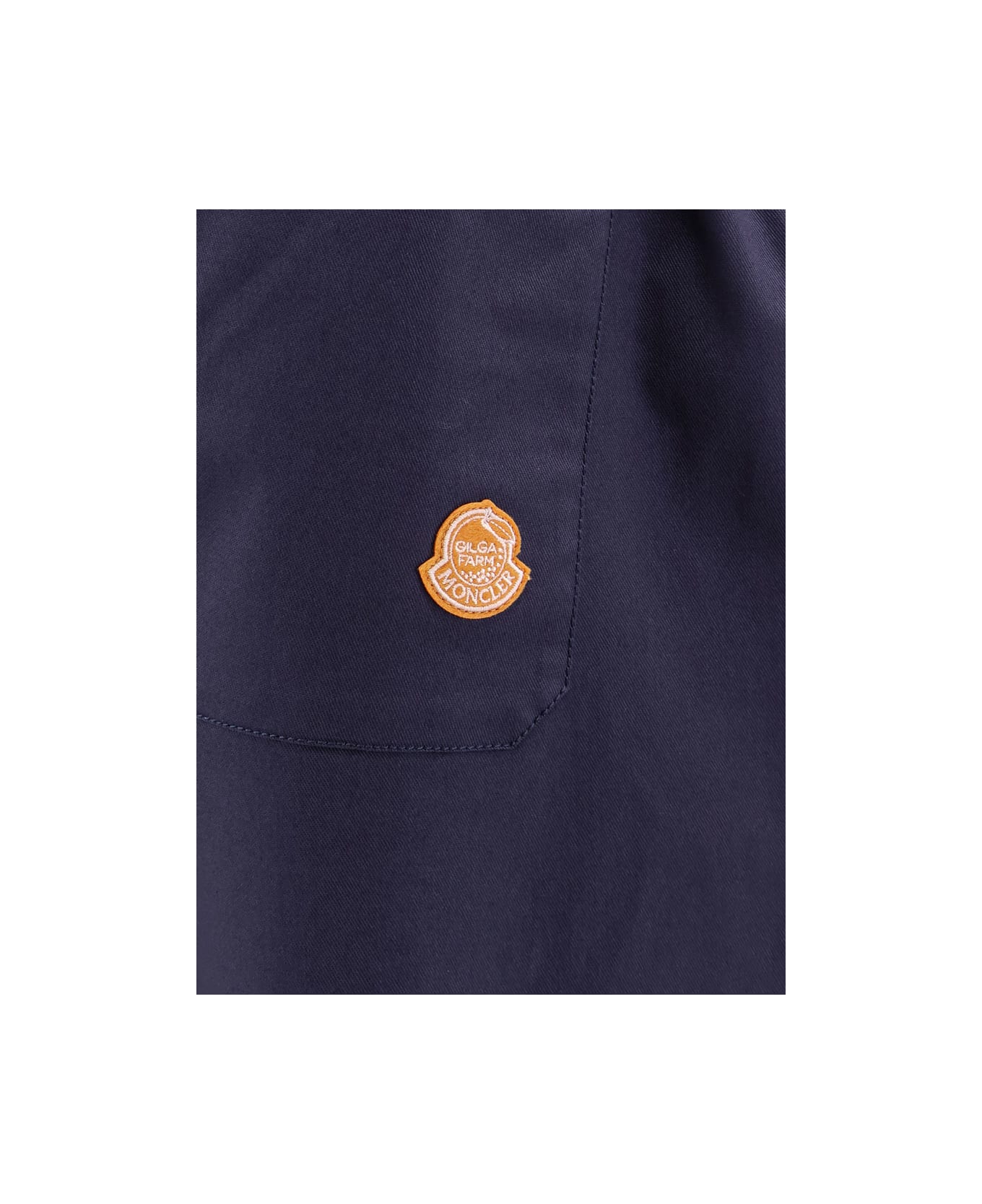 Moncler Genius Moncler X Gilga Farm Designed By Donald Glover Cotton Blend Trousers - Blue