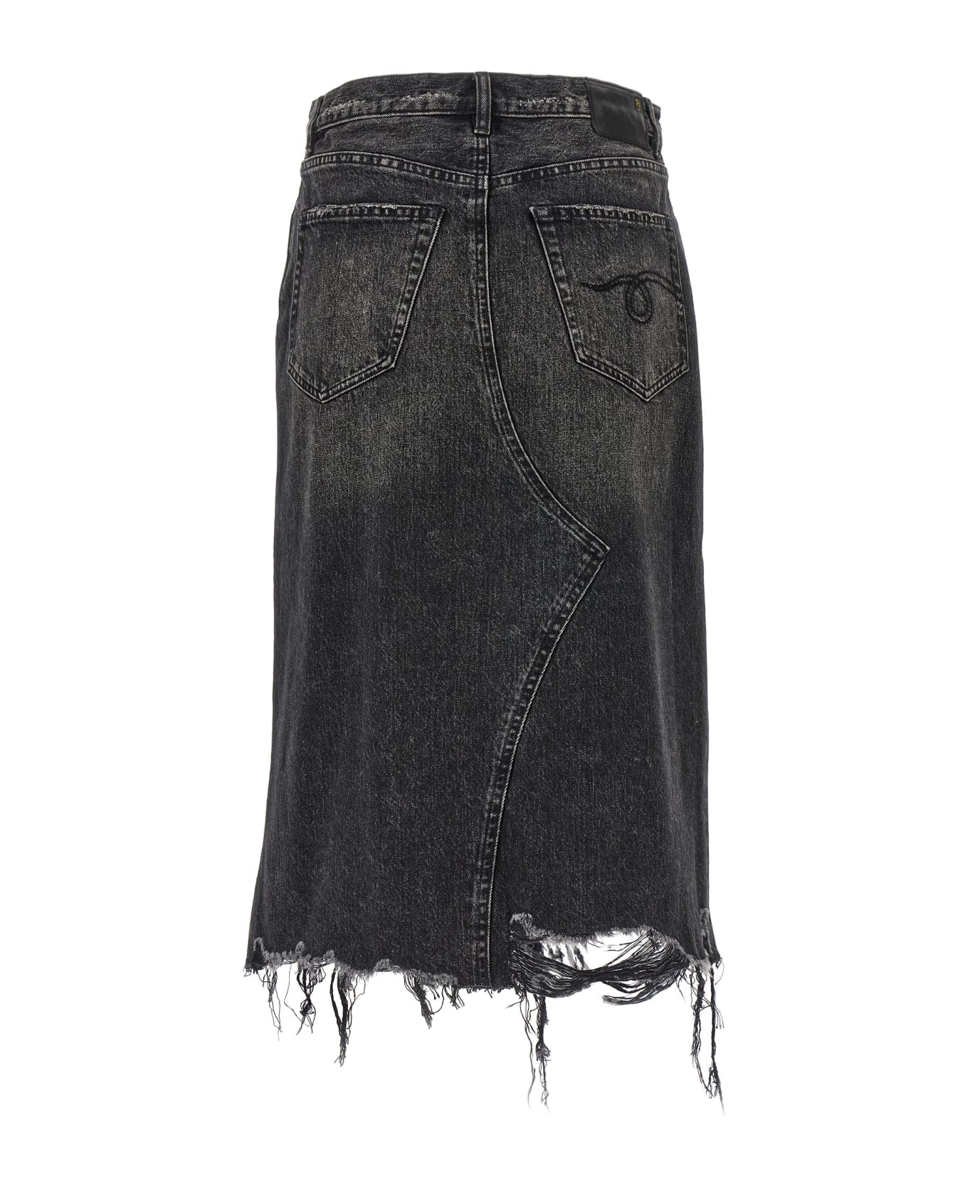 R13 'jesse' Skirt - Black  