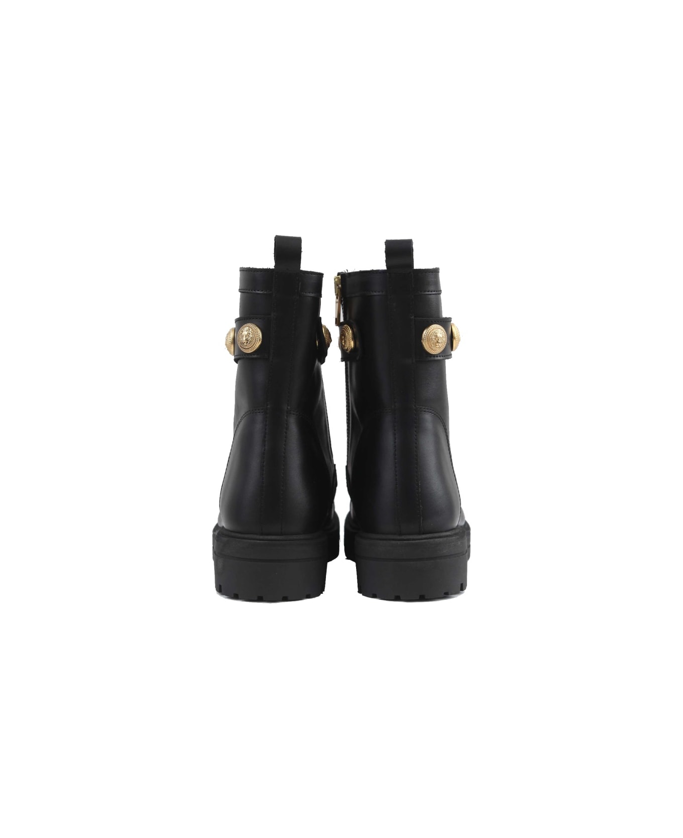 Balmain Amphibian With Laces - BLACK