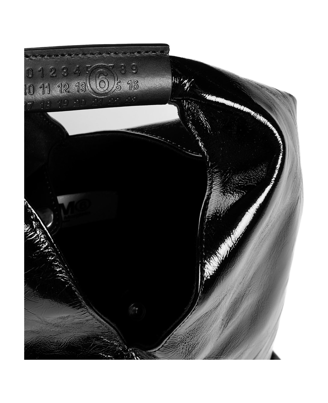 MM6 Maison Margiela Japanese Leather Handbag - black トートバッグ
