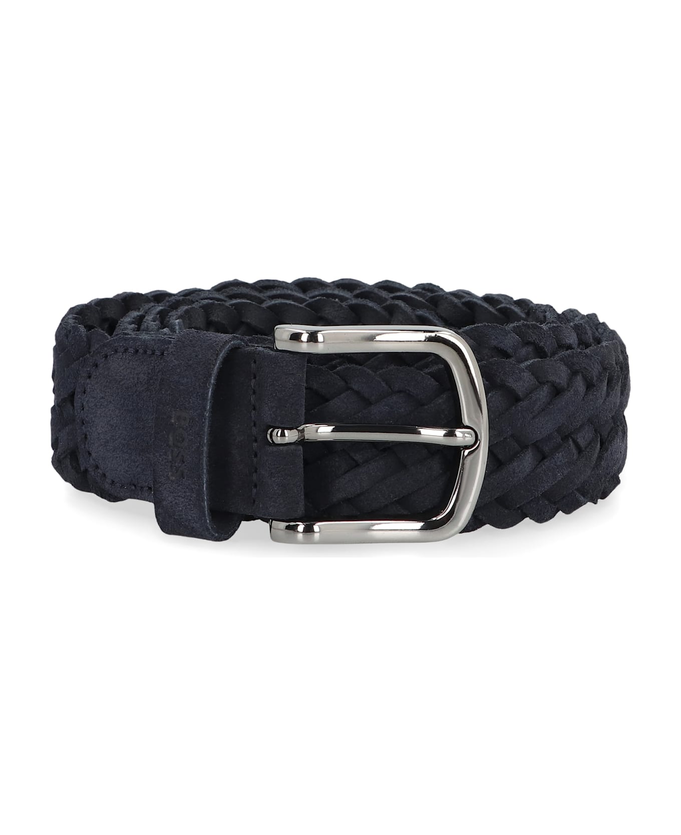 Hugo Boss Suede Belt - blue