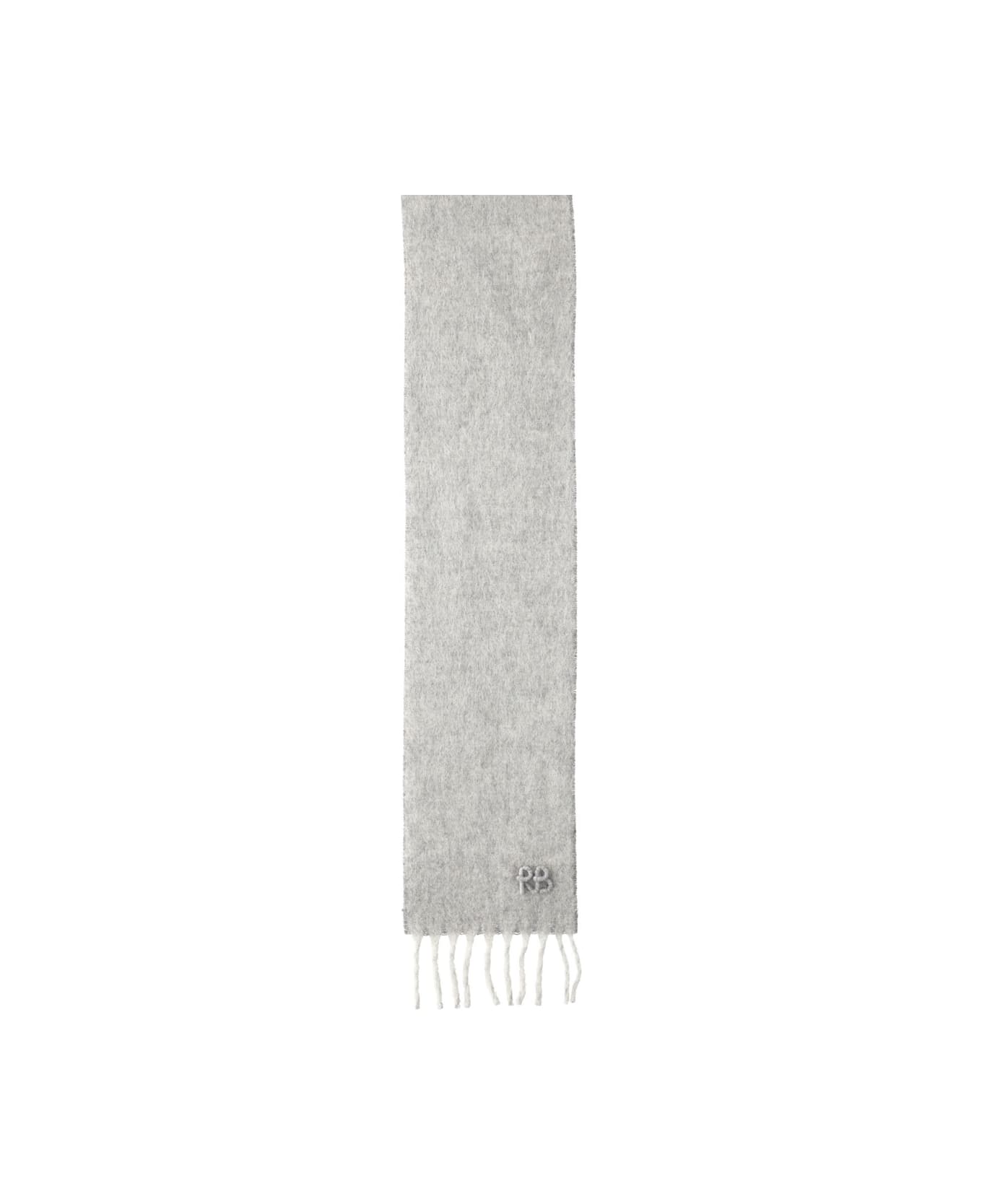 Ruslan Baginskiy Wool Scarf - GREY