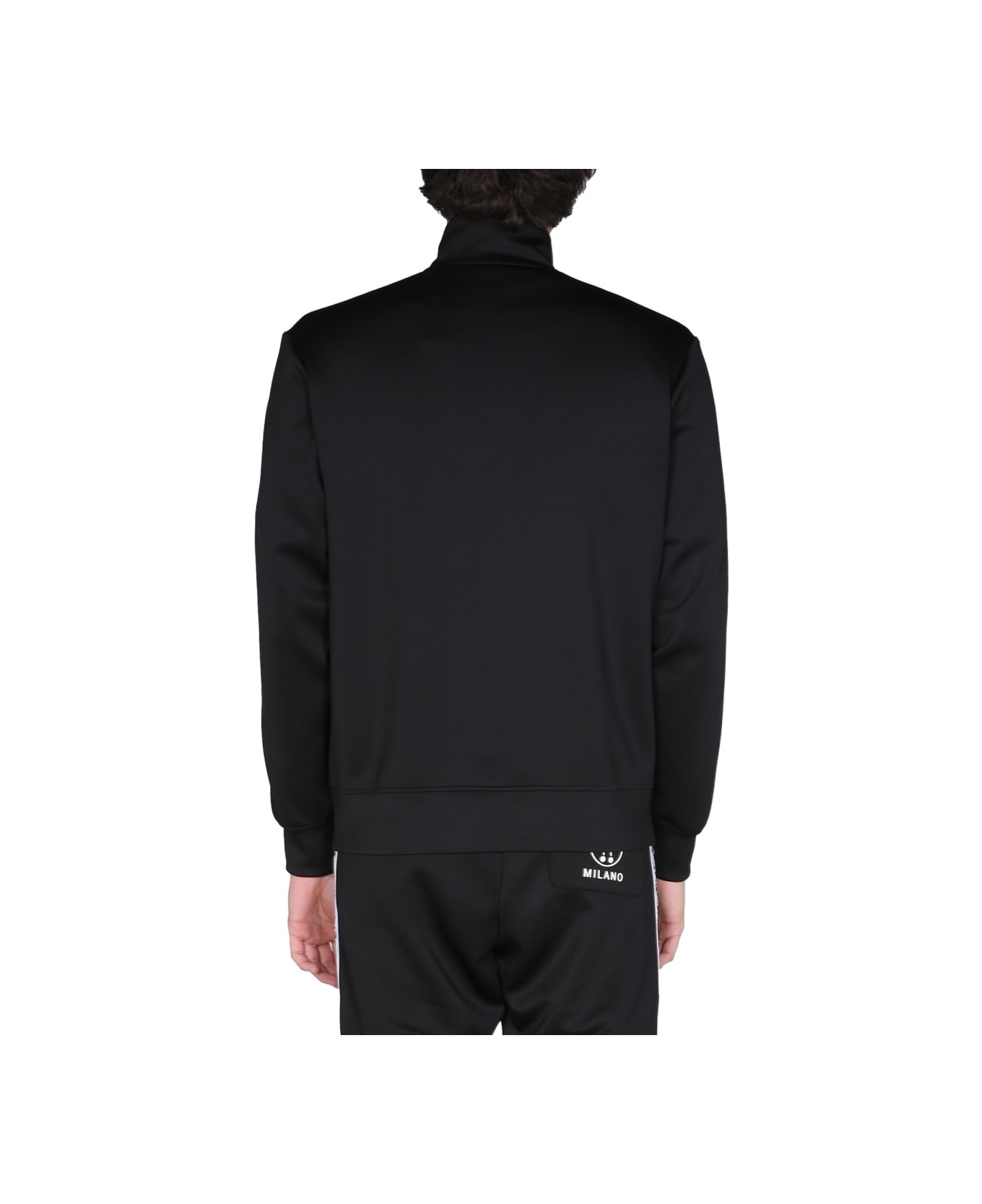 Moschino "double Question Market" Sweatshirt - BLACK