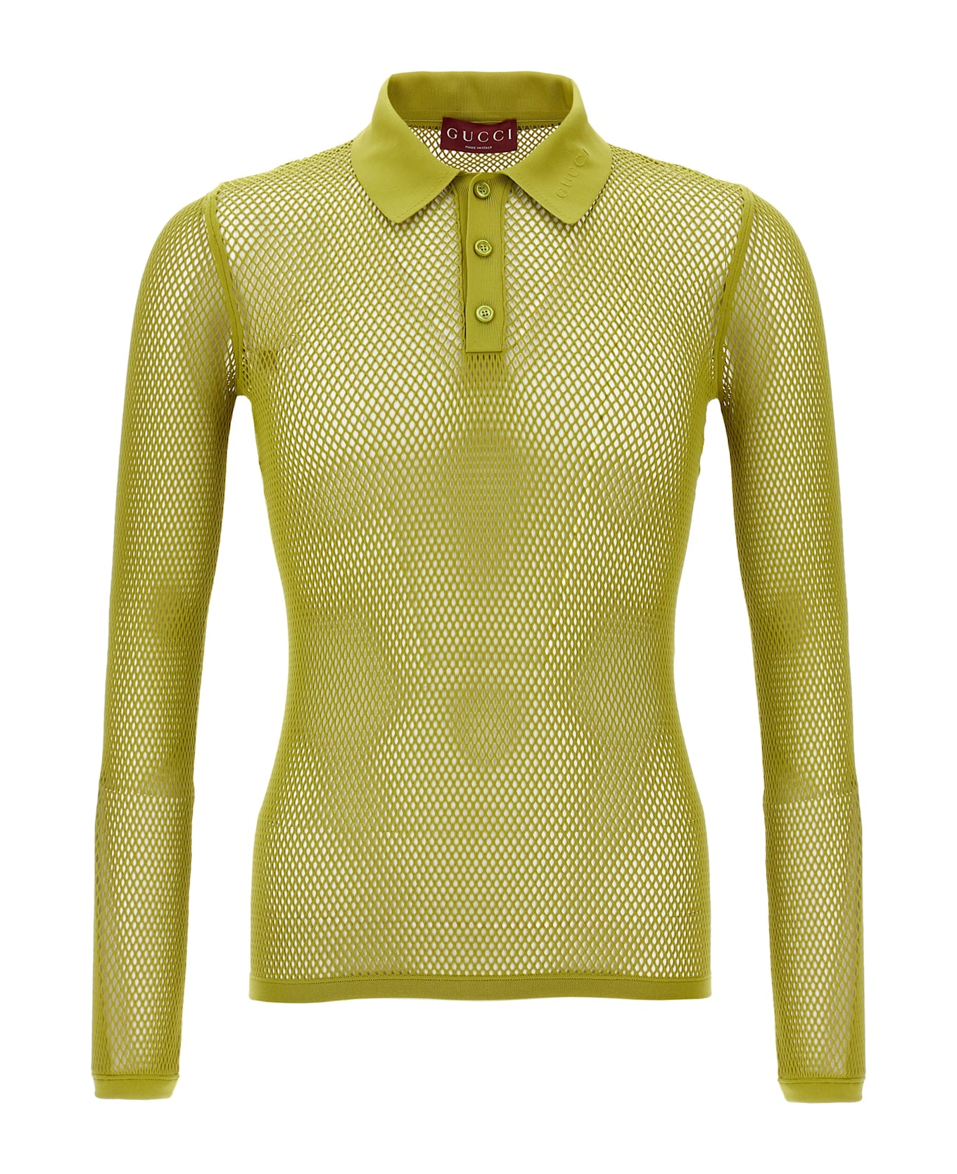 Gucci Technical Jersey Polo Shirt - Green