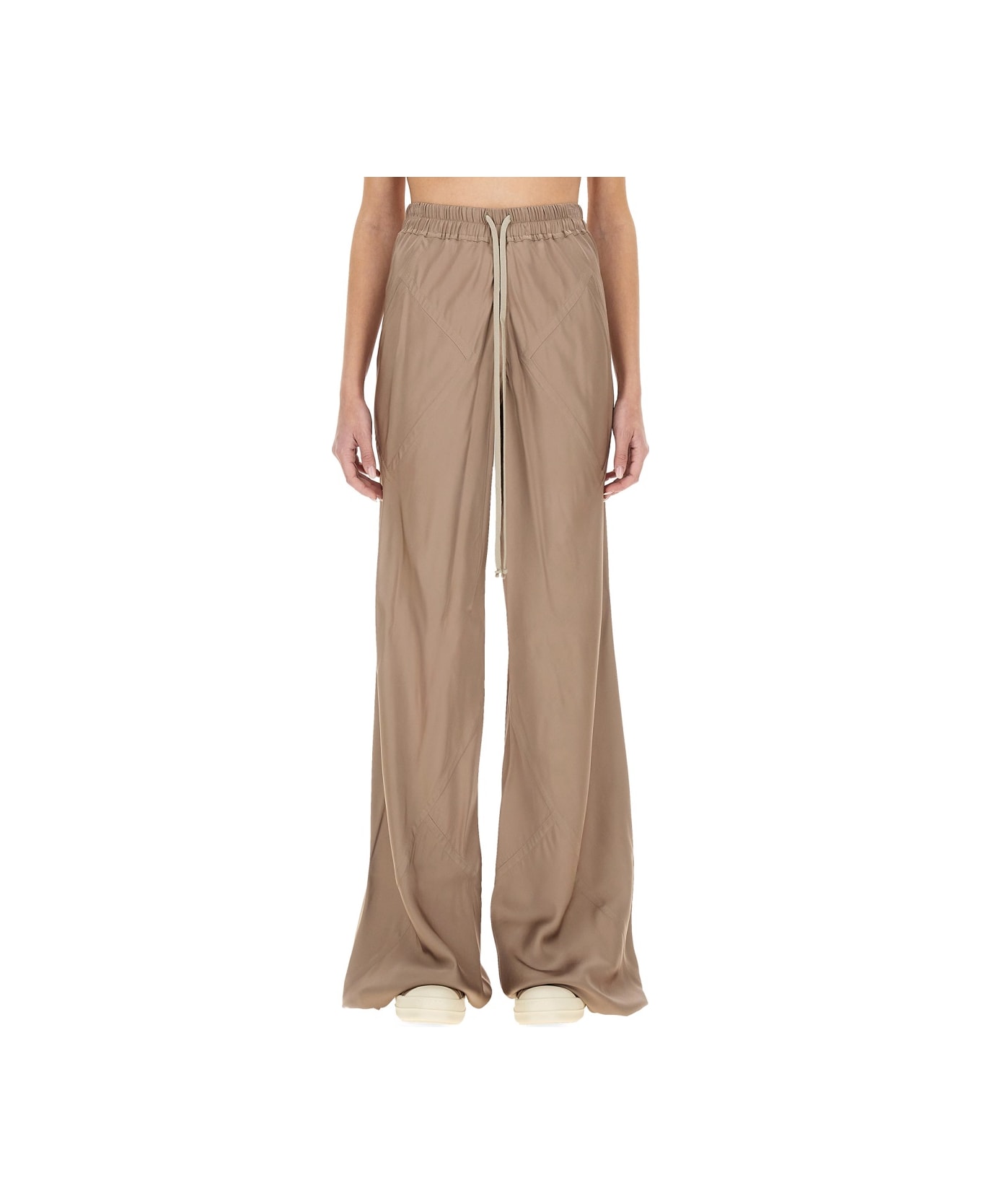 Rick Owens Wide Leg Pants - NUDE