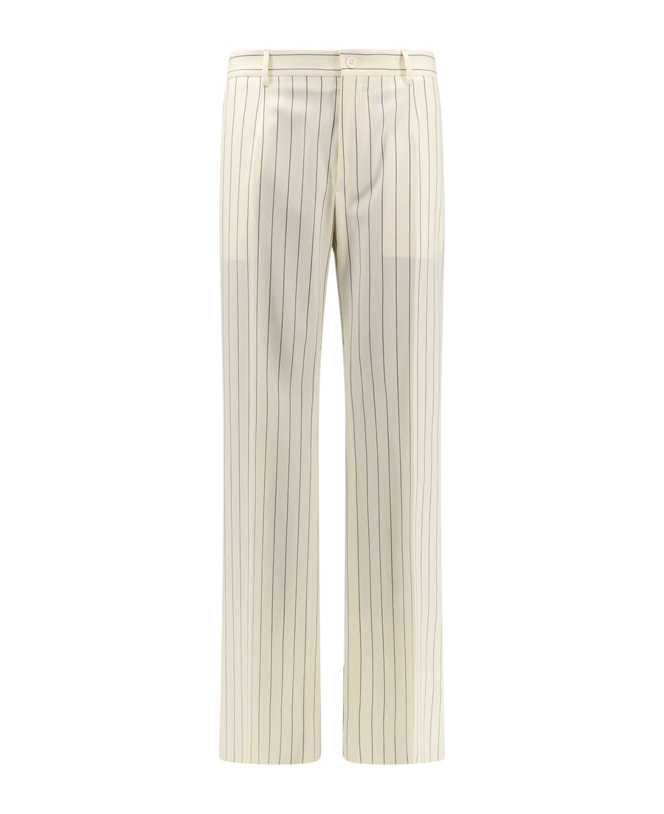 Dolce & Gabbana Pinstripe Pants - White