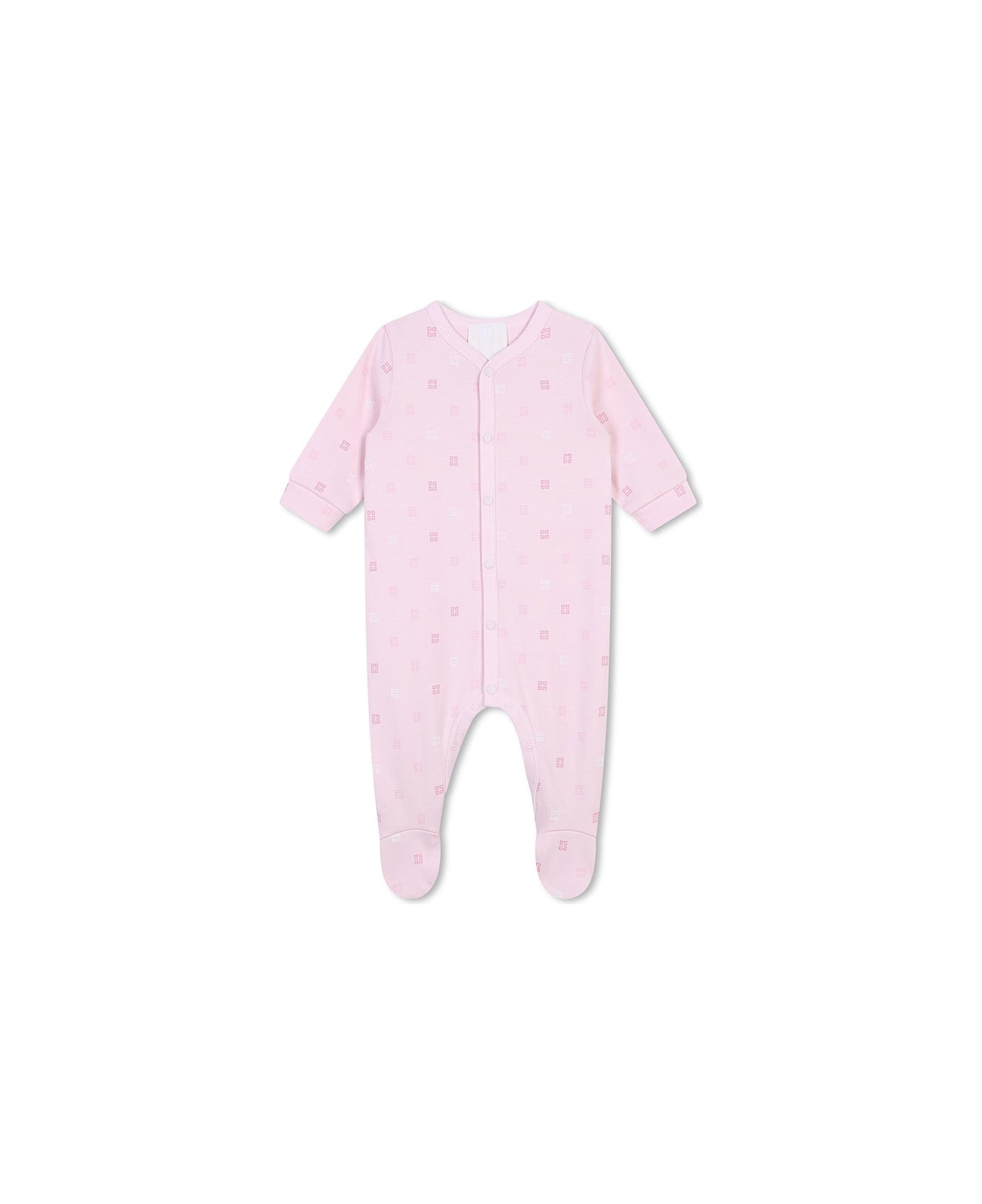 Givenchy Pink Pyjamas With All-over 4g Motif - Pink