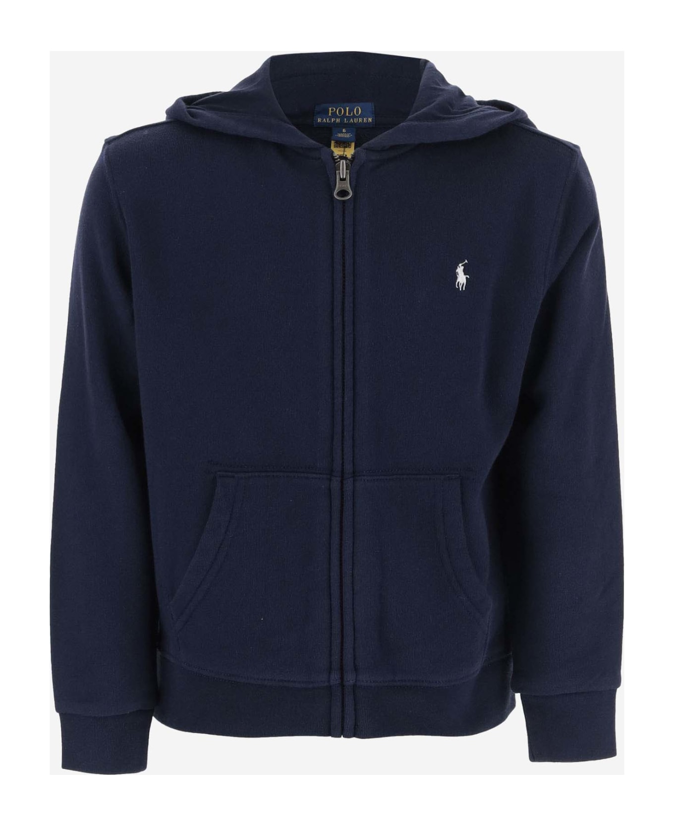 Polo Ralph Lauren Cotton Blend Sweatshirt With Logo - Blue ニットウェア＆スウェットシャツ