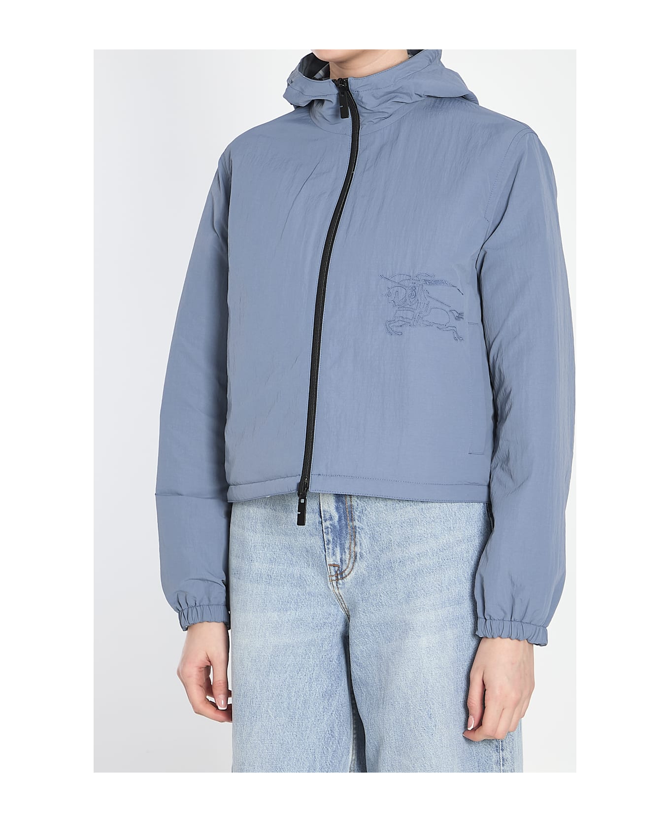 Burberry Reversible Check Jacket - PEWTER IP CHECK