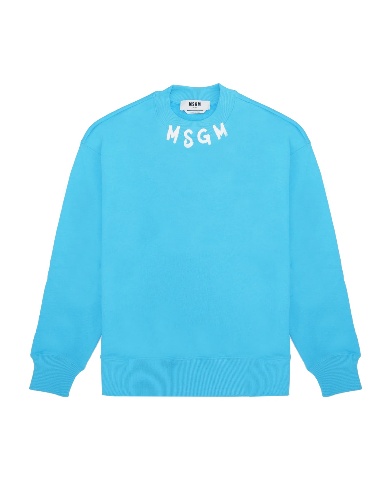 MSGM Sweatshirt - Clear Blue フリース