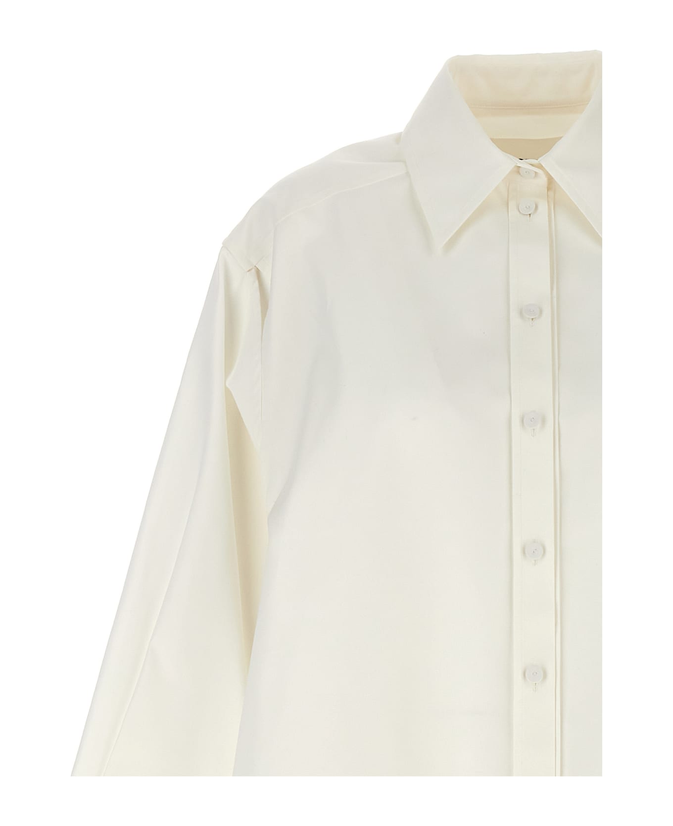 Jil Sander Cut-out Armholesque Shirt - White