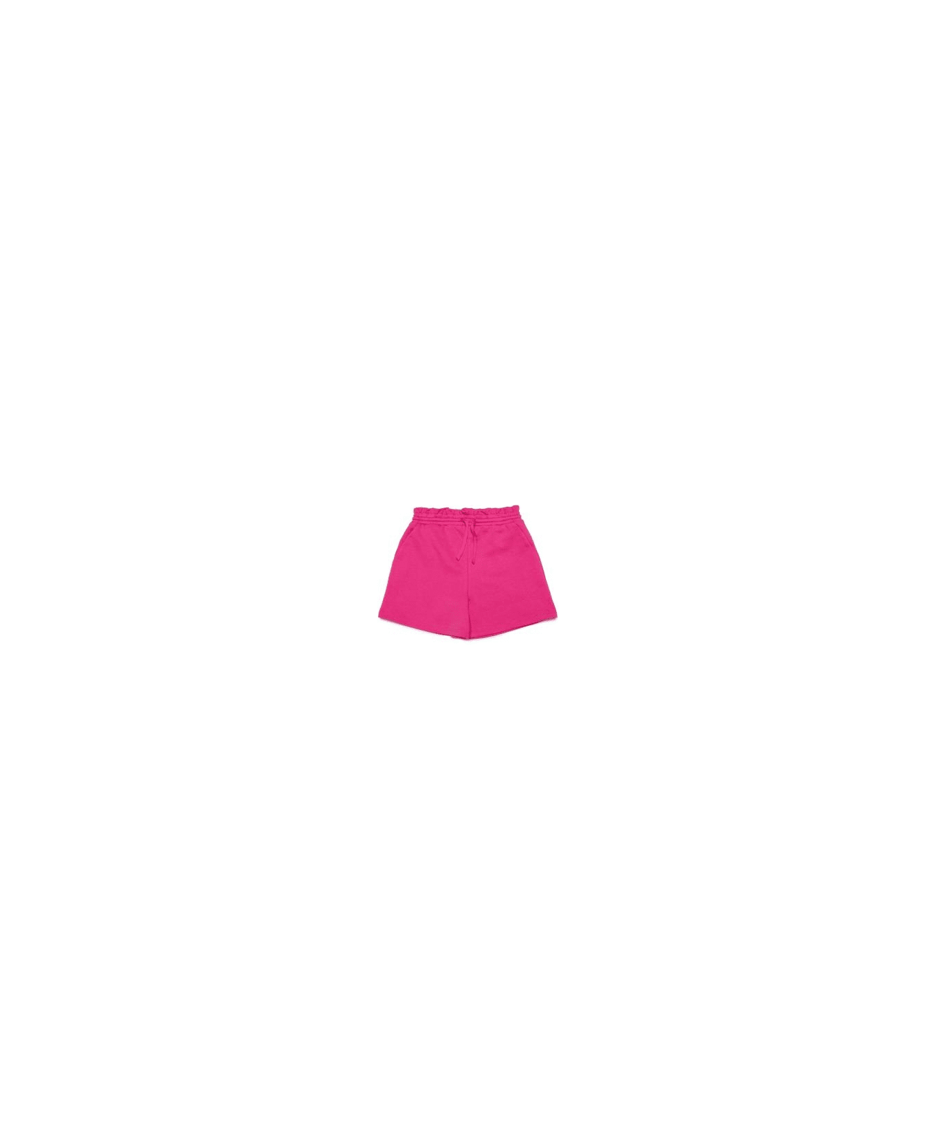 Max&Co. Shorts Con Logo Ricamato - Fucsia
