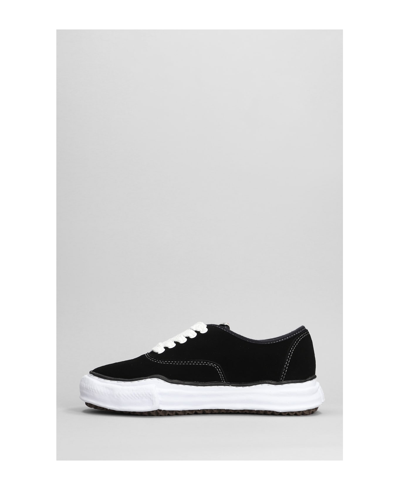 Mihara Yasuhiro Baker Sneakers In Black Suede - black