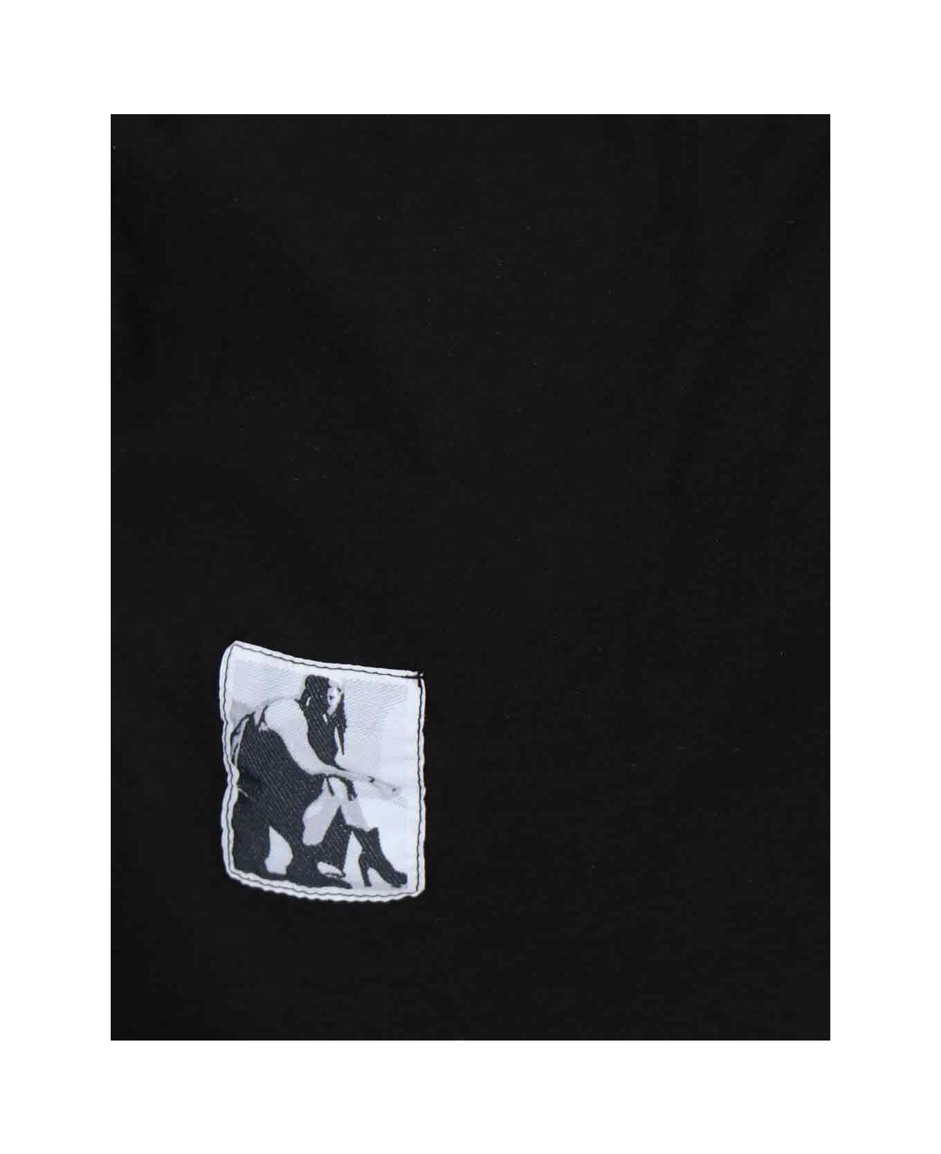 DRKSHDW T-shirt With Lace - Black