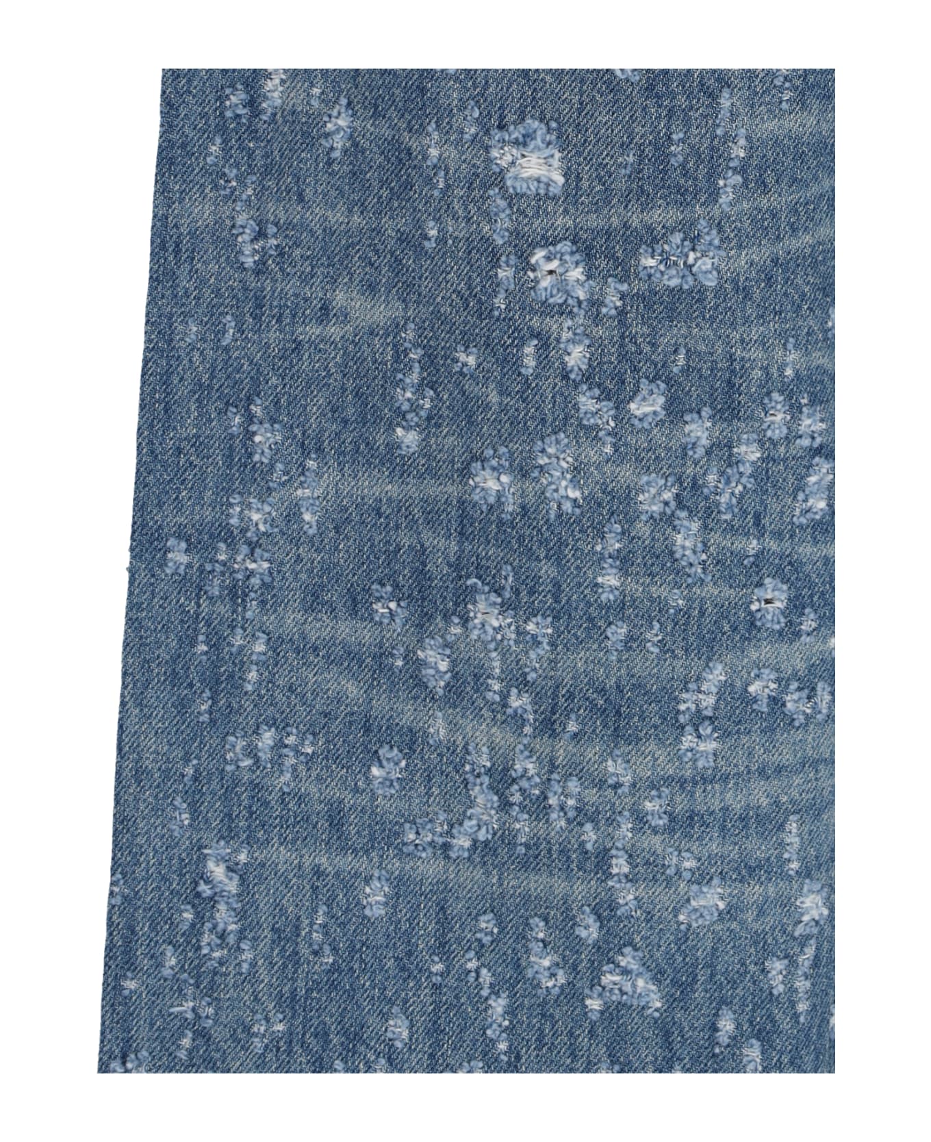 AMIRI Destroyed Detail Jeans - CRAFTED INDIGO
