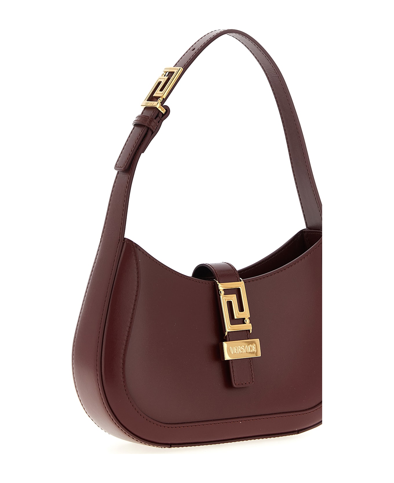 Versace 
hobo Greca Goddess
 Small Shoulder Bag - Bordeaux