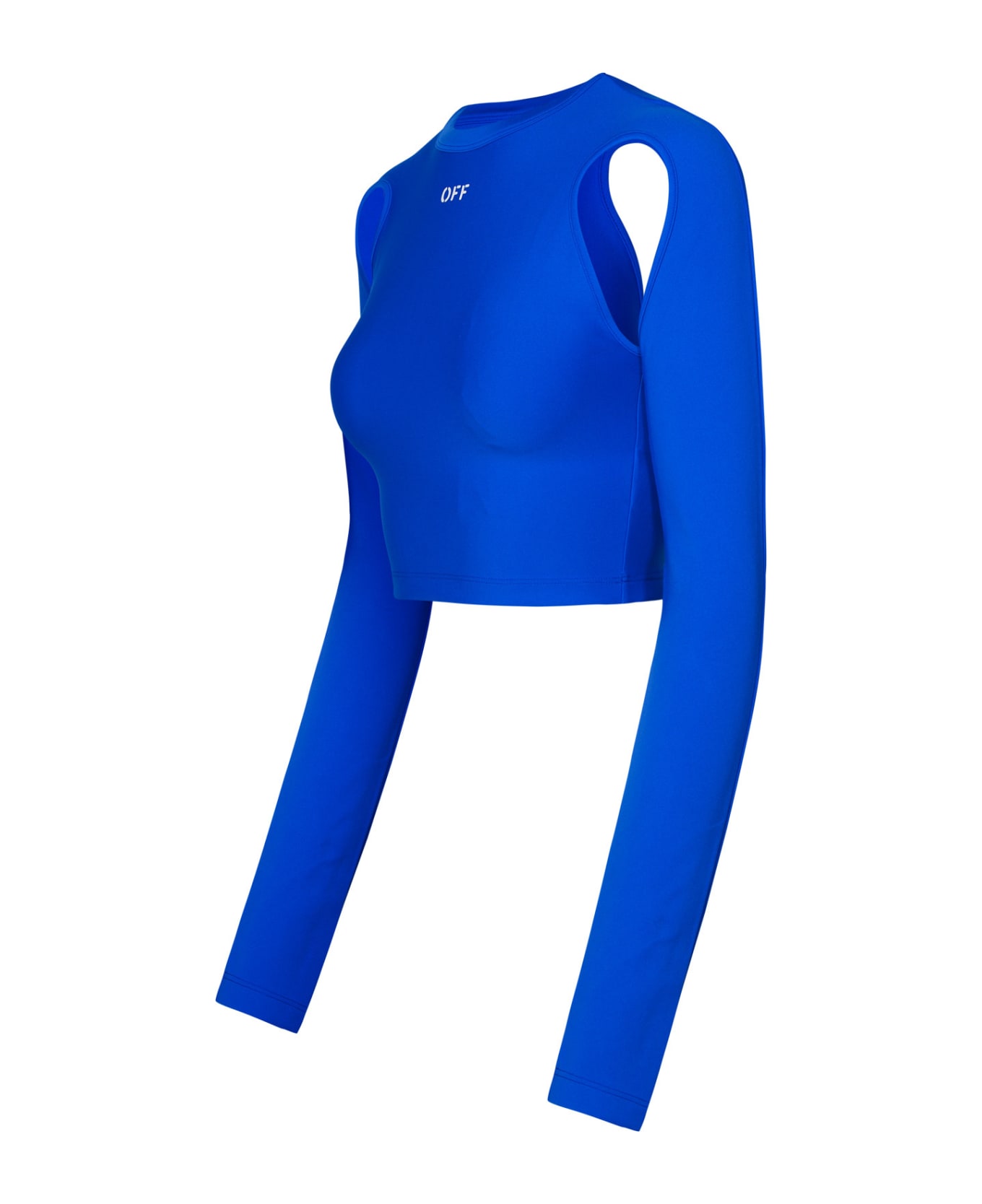 Off-White Polyamide Blend Sweater - Blue