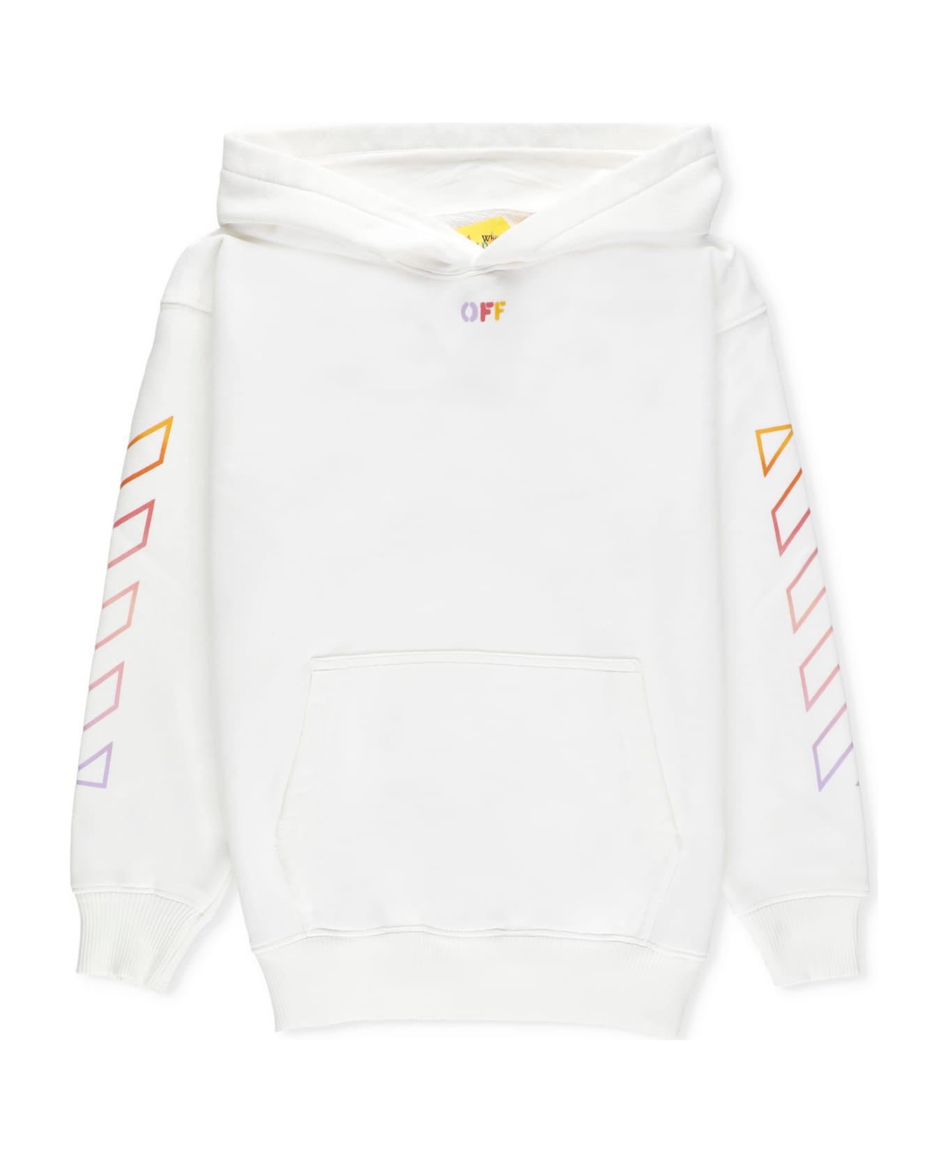 Off-White Hoodie With Print - White
