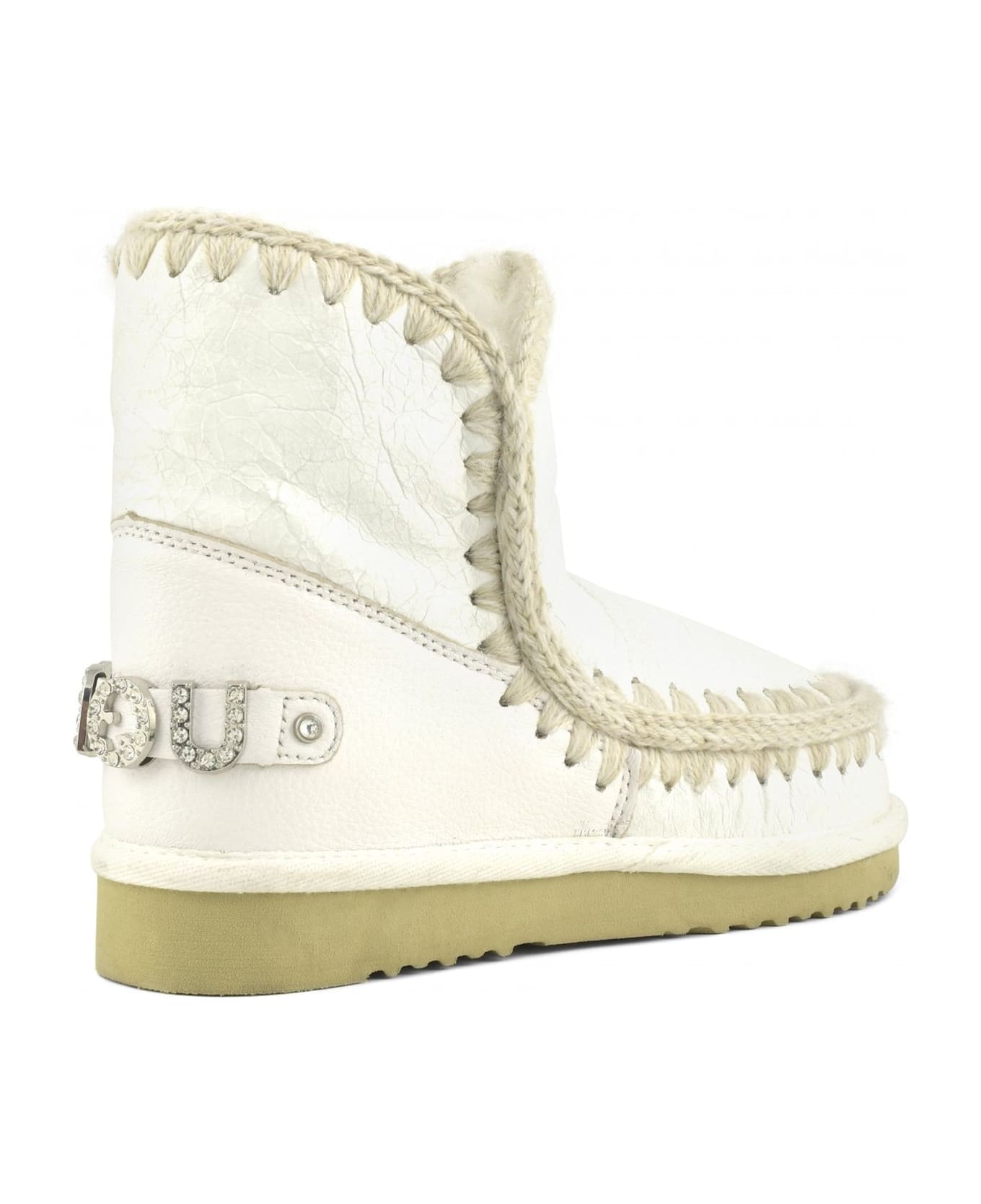 Mou White Sheepskin Eskimo 18 - White