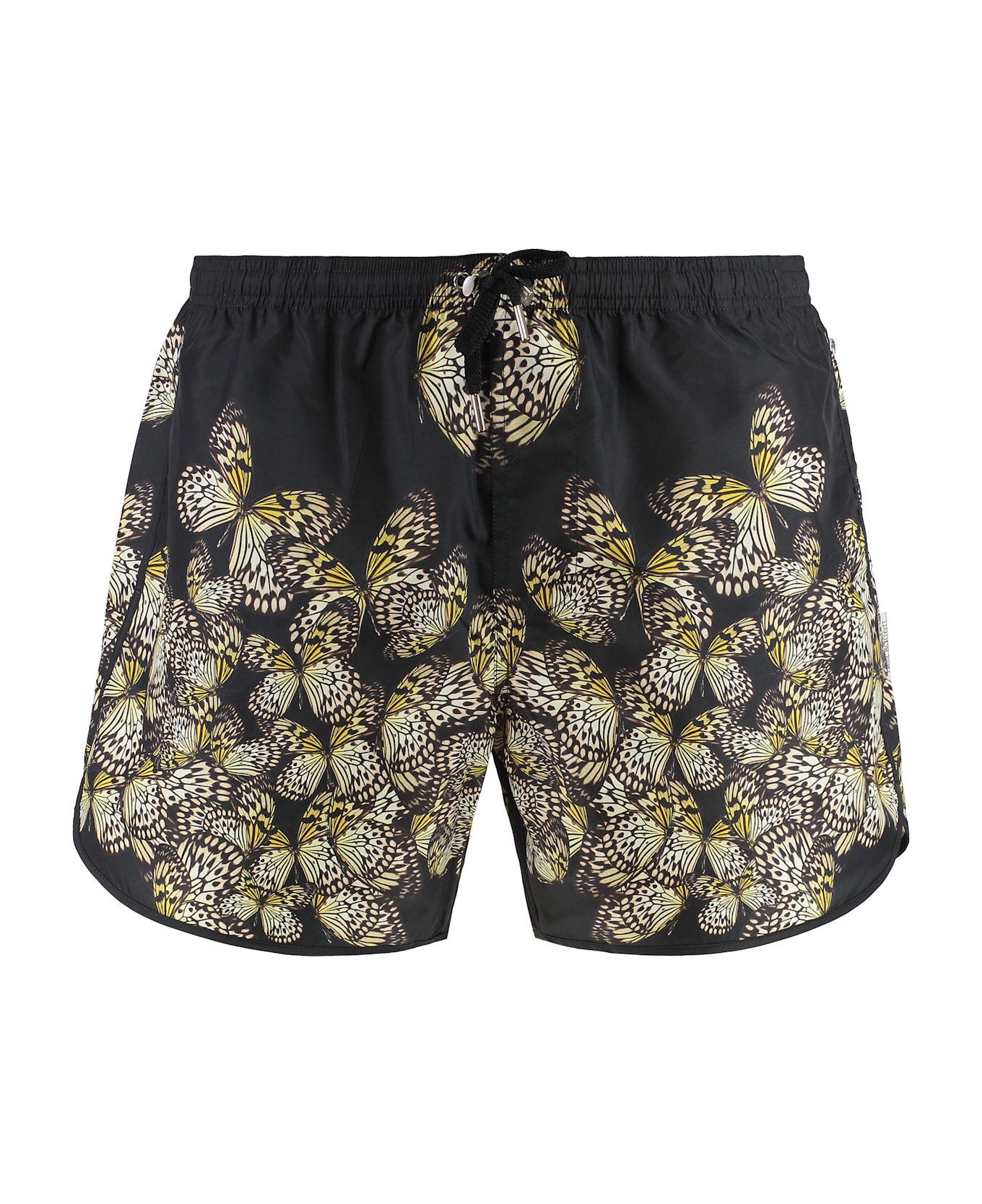 Neil Barrett Printed Swim Shorts - black