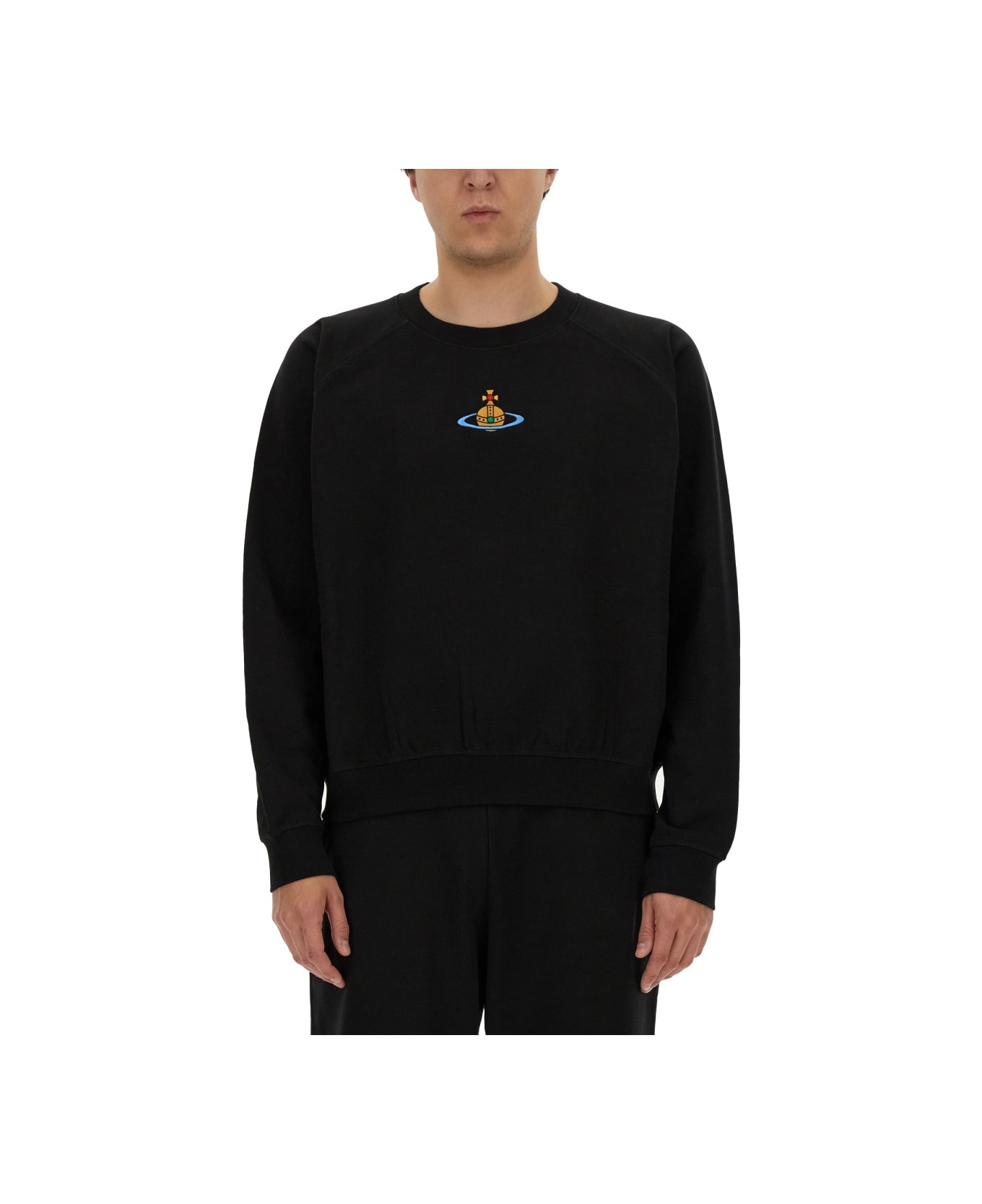 Vivienne Westwood Sweatshirt With Logo - BLACK