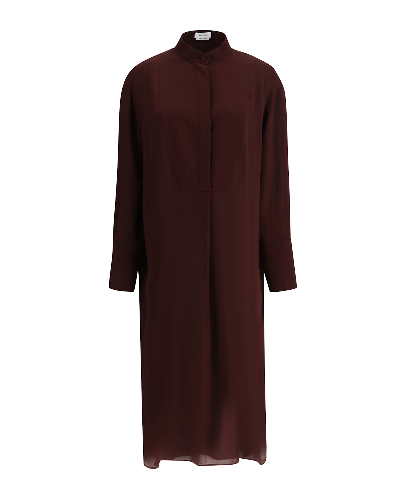 Alexander McQueen Chemisier Dress - Burgundy