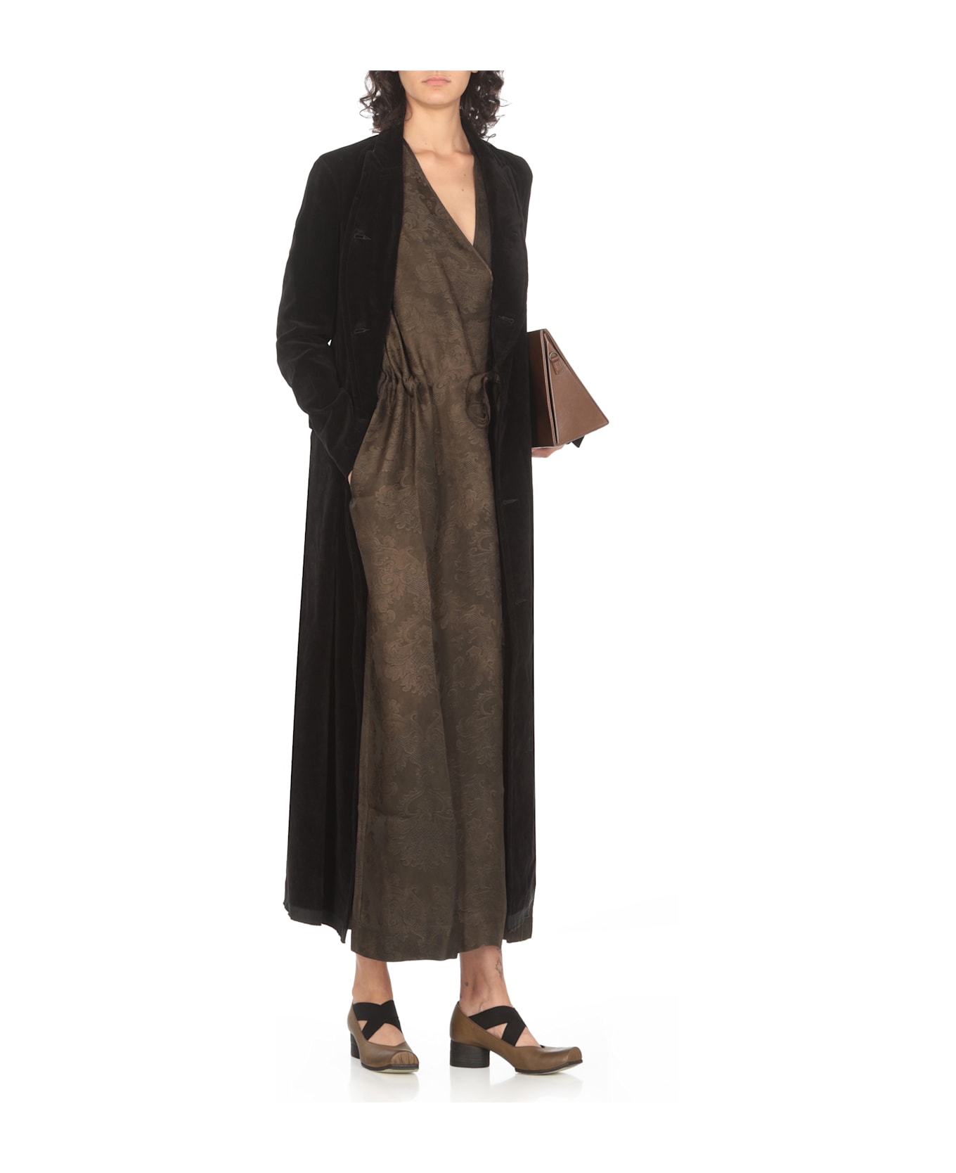 Uma Wang Cigna Coat - BLACK