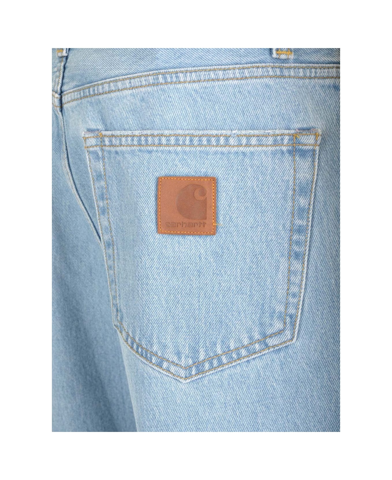 Carhartt 
aaron Pant
 Baggy Jeans - Blue Stone Bleached