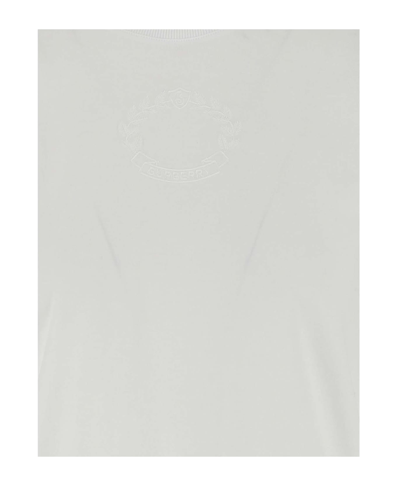 Burberry archive Cotton T-shirt With Logo - White