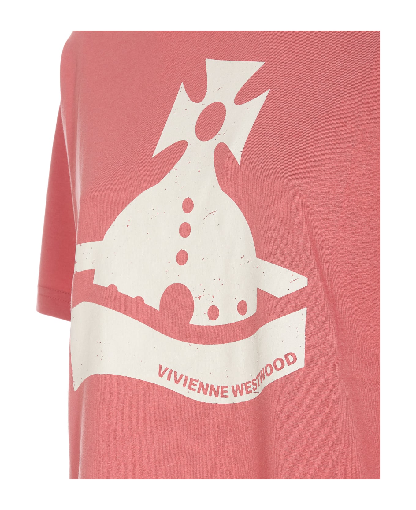 Vivienne Westwood Sunken Orb T-shrit - Pink