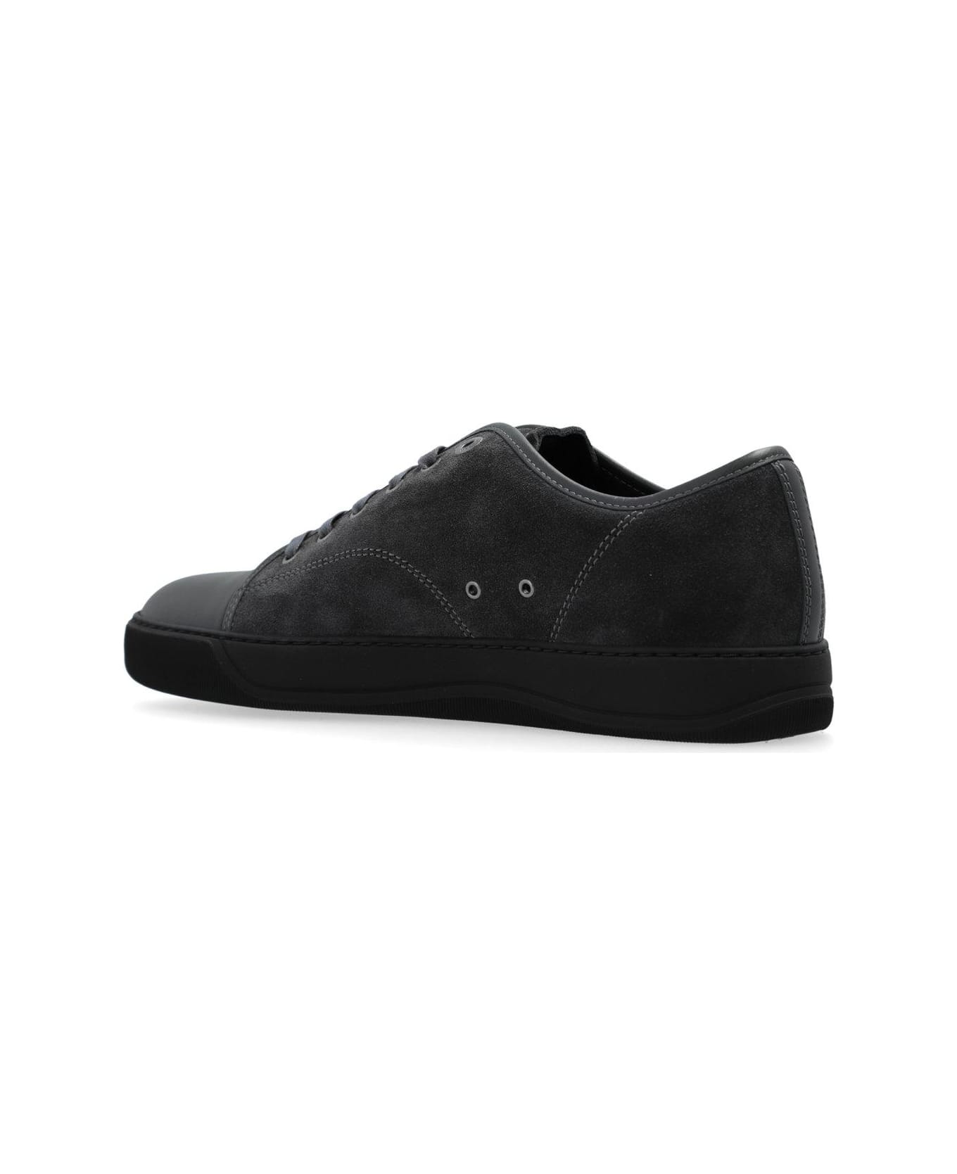 Lanvin Dbb1 Lace-up Sneakers - BLACK