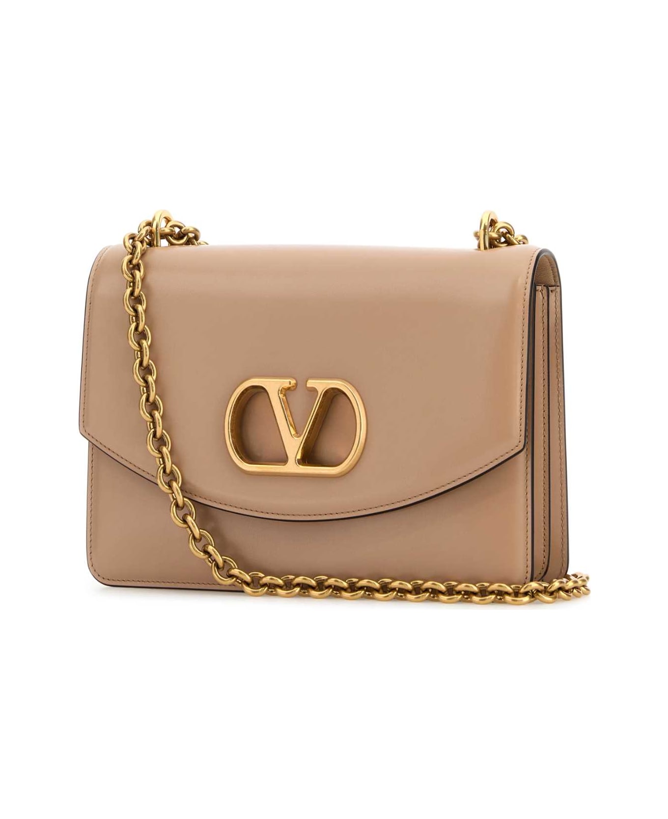 Valentino Garavani Skin Pink Leather Vain Shoulder Bag - ROSESAND