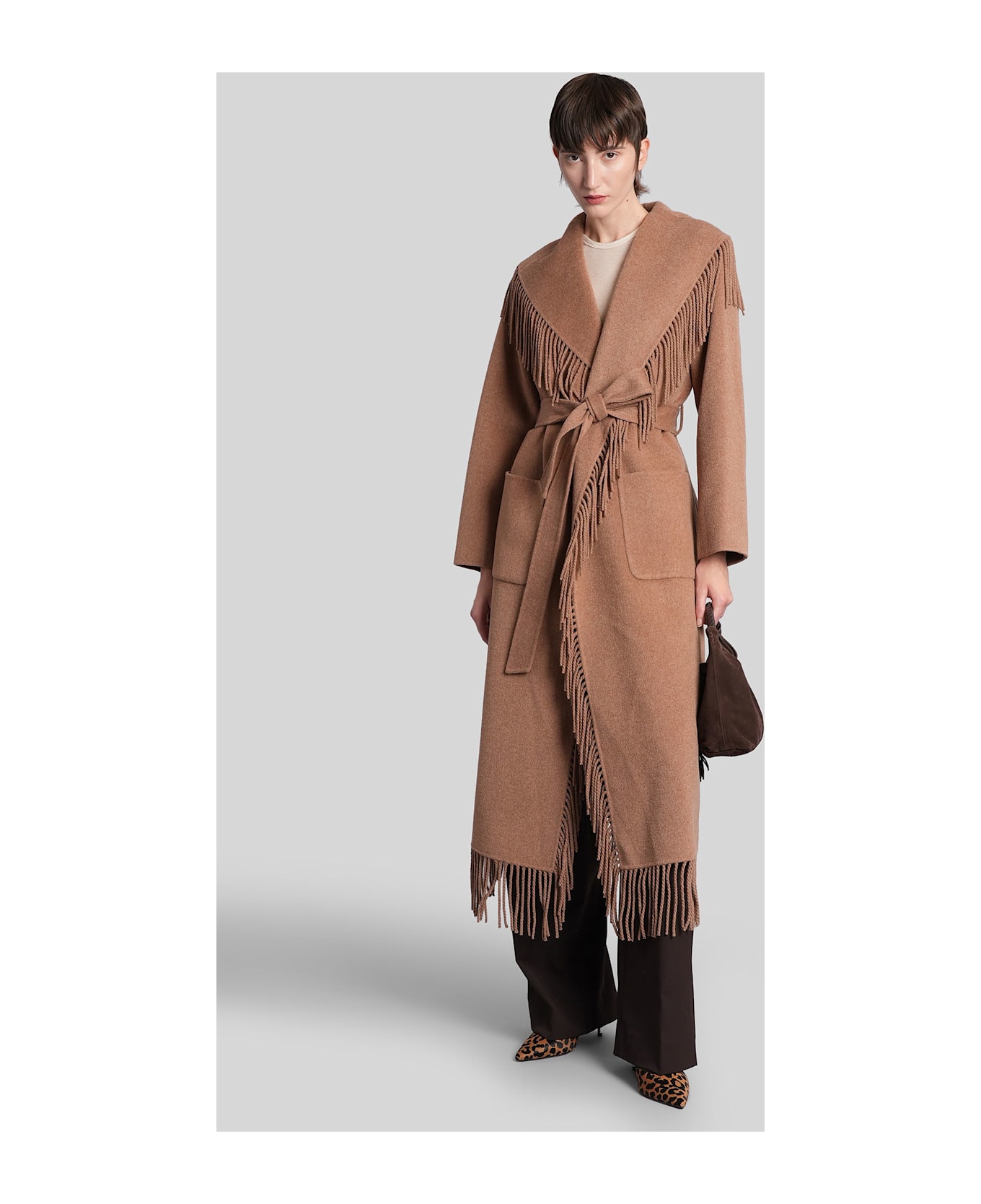 Simkhai Carrie In Camel Wool - CAMEL