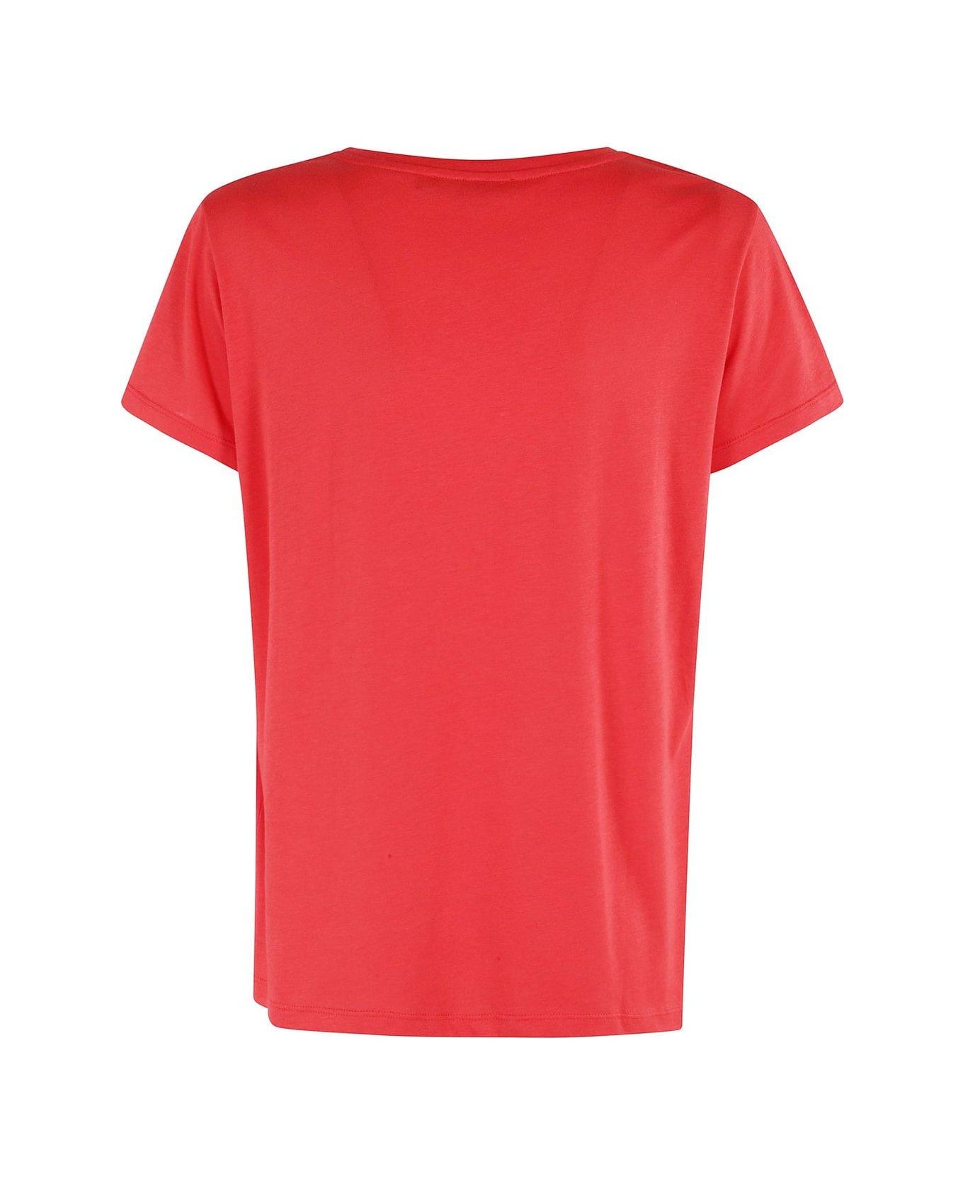 Seventy Short-sleeved Crewneck T-shirt - Rosso