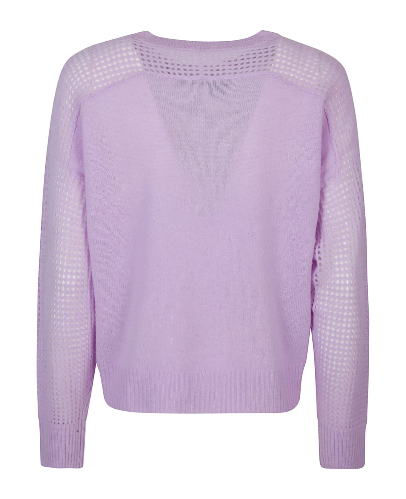360Cashmere Riley Round Neck Sweater - Orchid