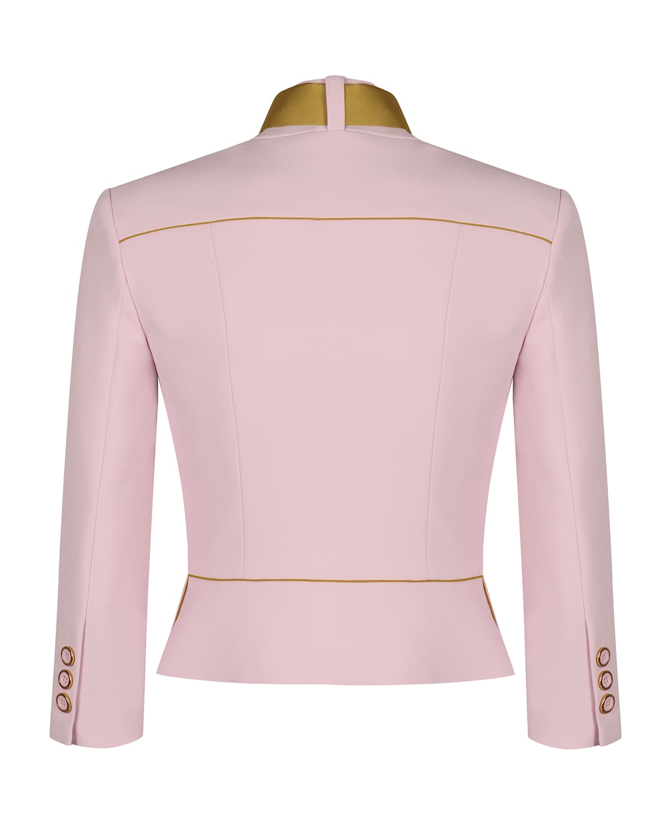 Elisabetta Franchi Crêpe De Chine Jacket - Pink