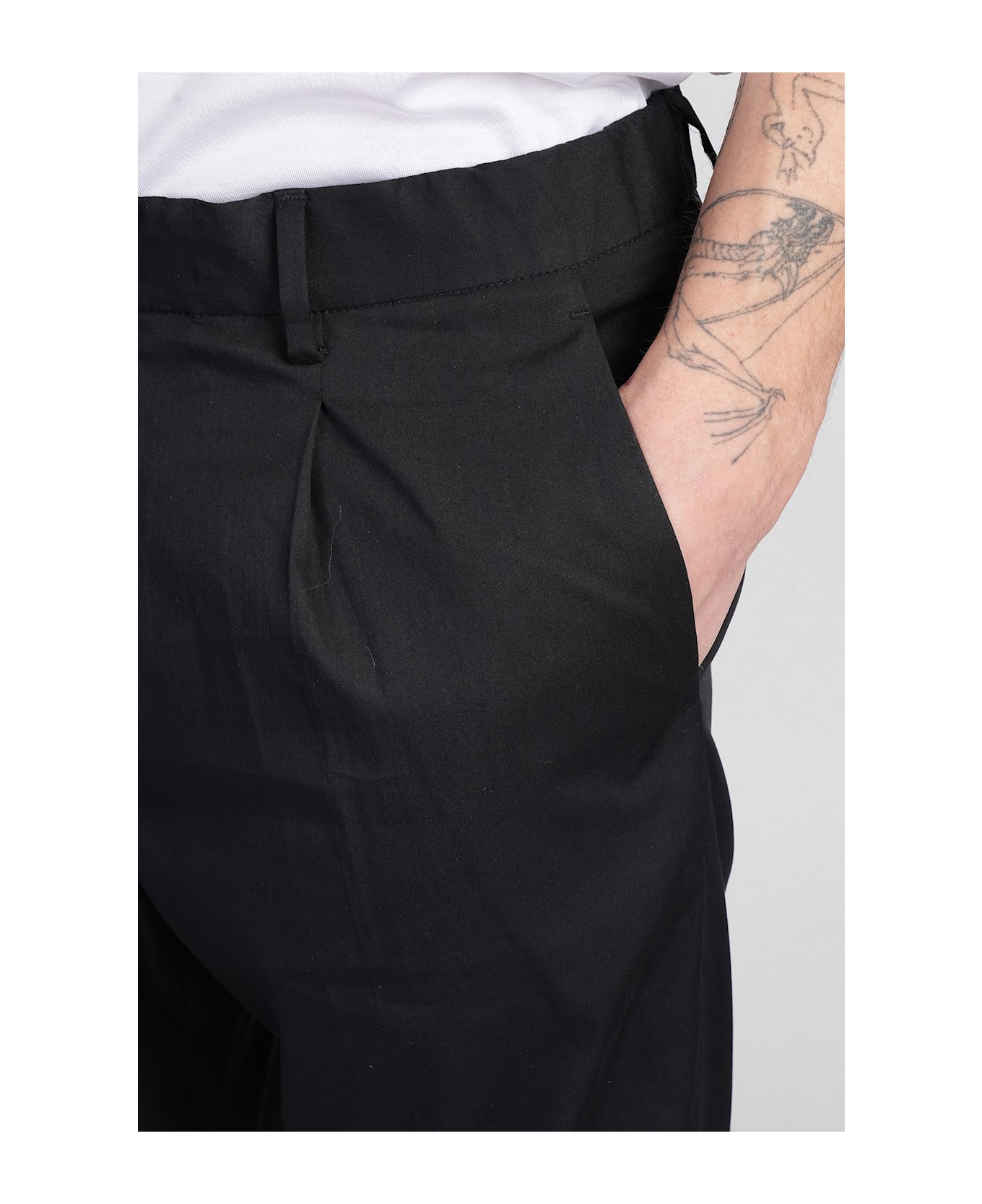 Briglia 1949 Isolas Pants In Black Cotton - black