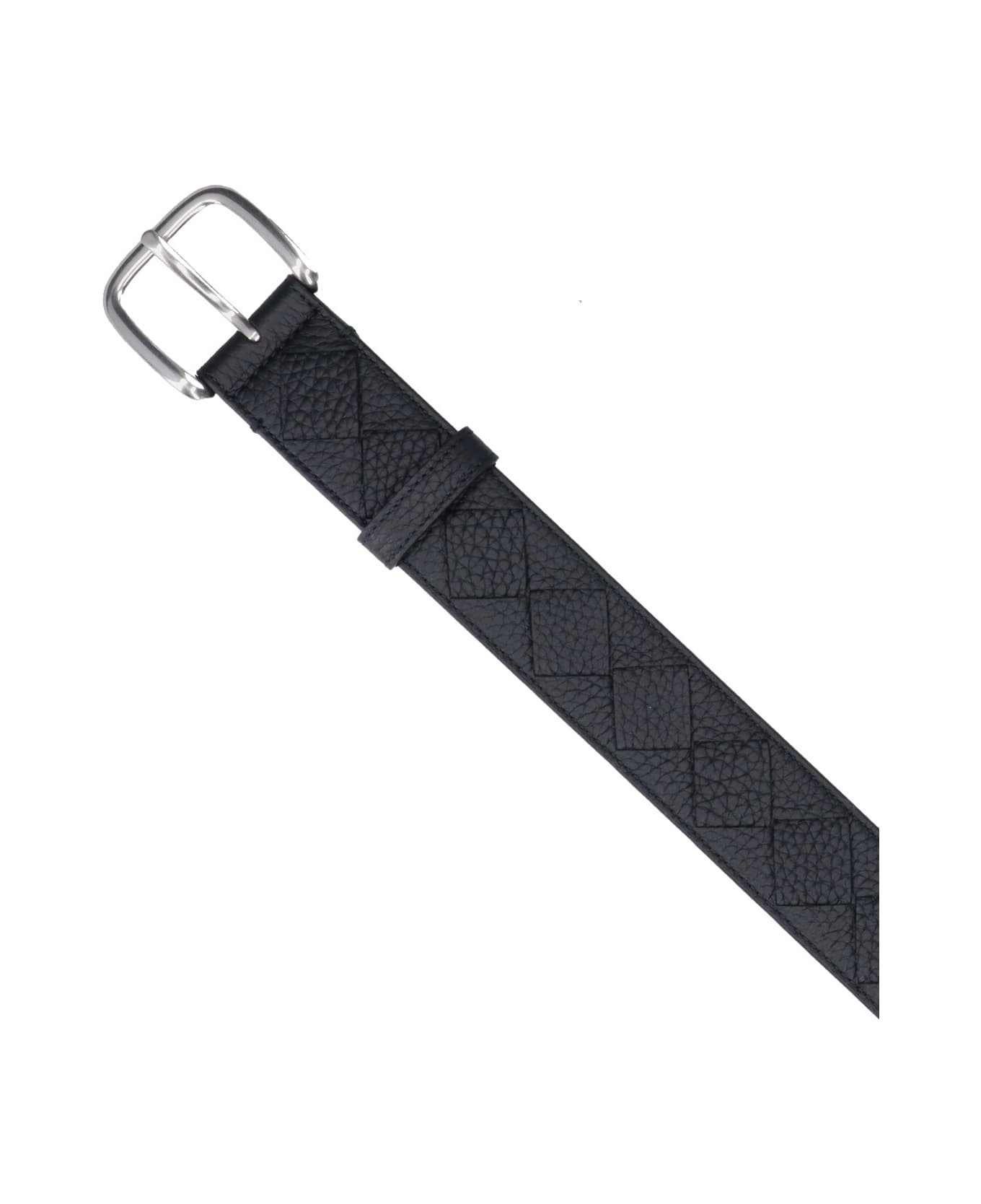 Bottega Veneta 
taurillon
 Belt - Black